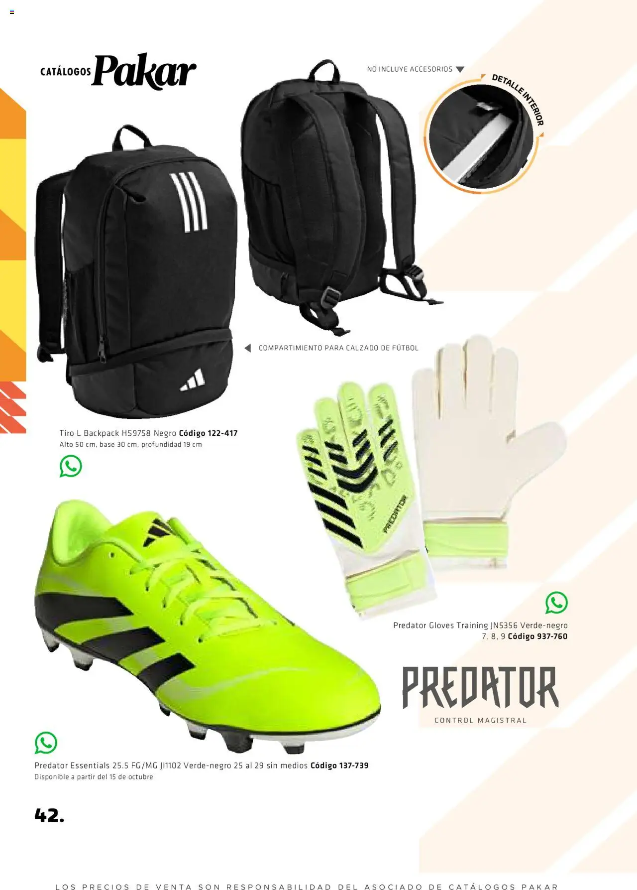 Nuevas ofertas de SC Pakar válidas en toda la República Mexicana desde el 29.08.2025. ¡Encuentra las mejores ofertas en SC Pakar - Catálogo Otoño Men Tomo 1! | Página: 42