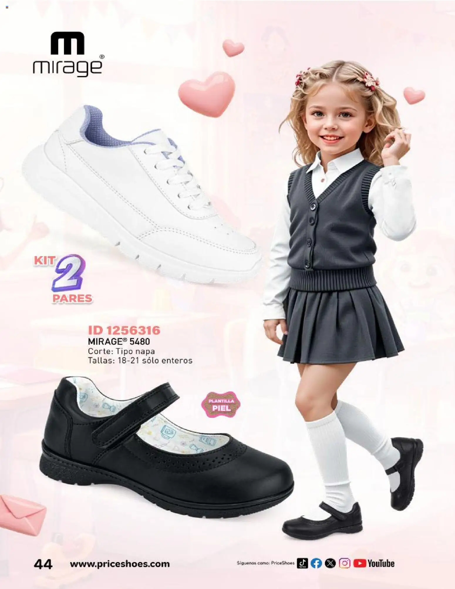 Nuevas ofertas de Price Shoes válidas en toda la República Mexicana desde el 01.09.2025. ¡Encuentra las mejores ofertas en Price Shoes catálogo Escolar! | Página: 44