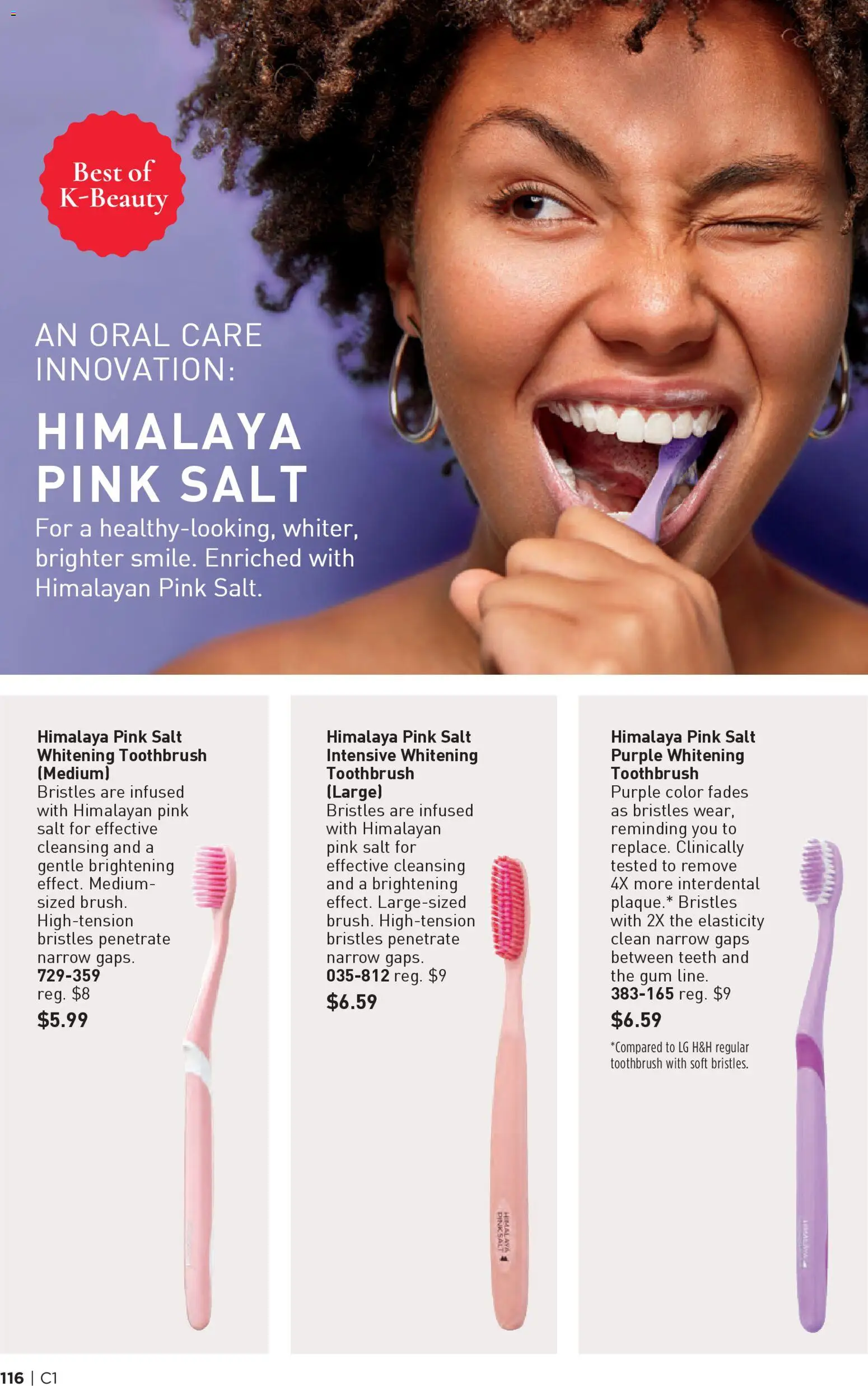 Avon Brochure - valid from 31.12.2025 | Page: 116 | Products: Brush, Toothbrush, Salt