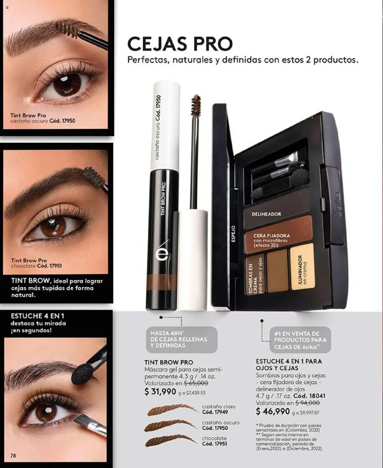 Ésika revista - valida desde el 14.10.2025 | Página: 78 | Productos: Estuche, Espejo, Máscara, Delineador de ojos