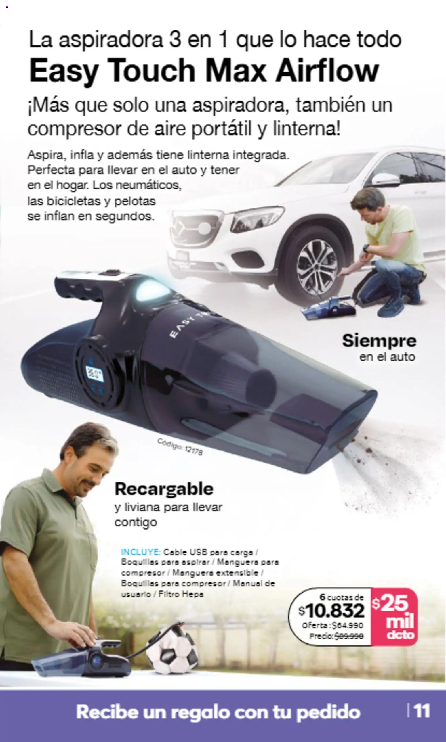 A3D ofertas  │ válido desde el 01.11.2025 | Página: 11 | Productos: Aspiradora, Cable USB, Linterna, Manguera