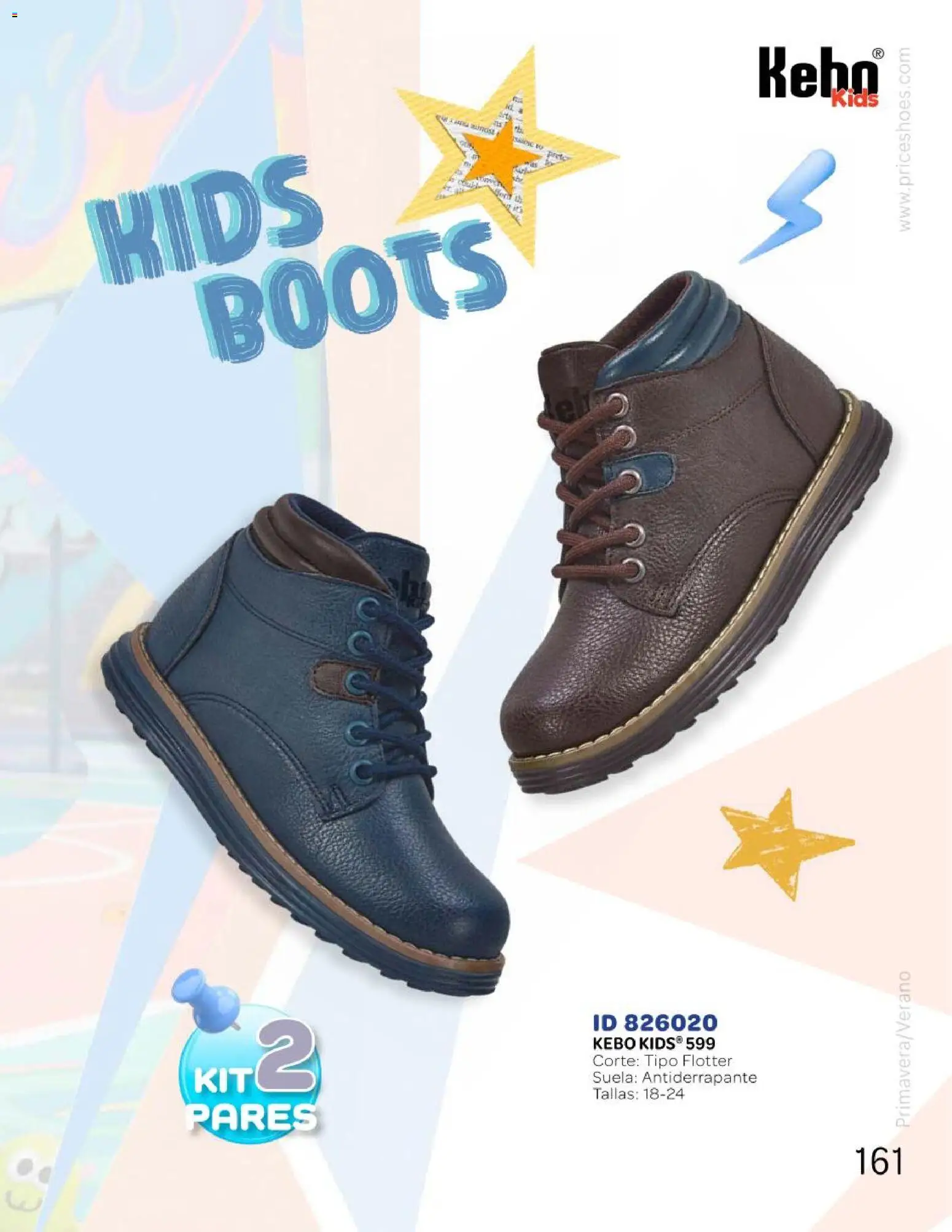 Nuevas ofertas de Price Shoes válidas en toda la República Mexicana desde el 25.04.2026. ¡Encuentra las mejores ofertas en Price Shoes catálogo Kids todo en uno! | Página: 161