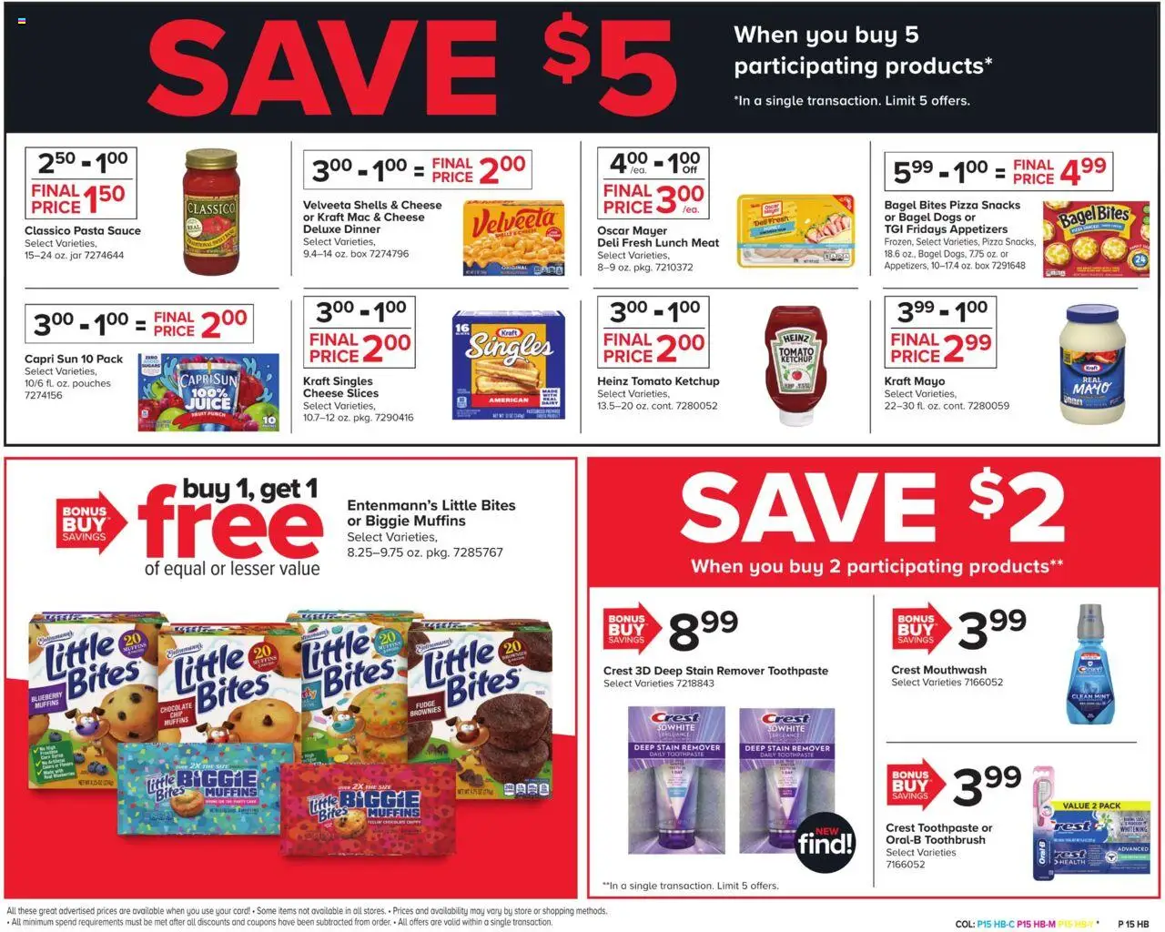 Giant Weekly Ad - valid from 15.08.2025 | Page: 18 | Products: Toothpaste, Toothbrush, Pasta, Sauce