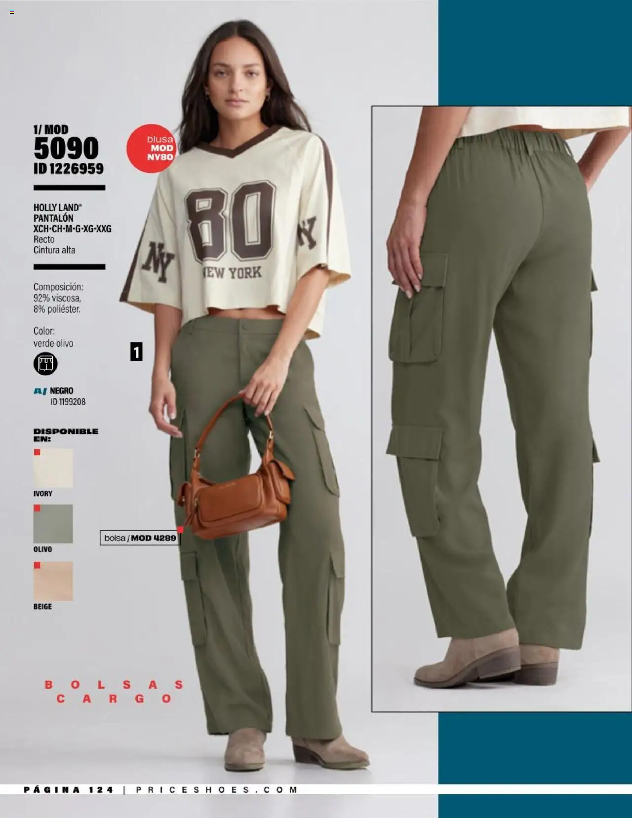 Nuevas ofertas de Price Shoes válidas en toda la República Mexicana desde el 05.08.2025. ¡Encuentra las mejores ofertas en Price Shoes - Catálogo Jeans ! | Página: 124 | Productos: Blusa, Bolsa