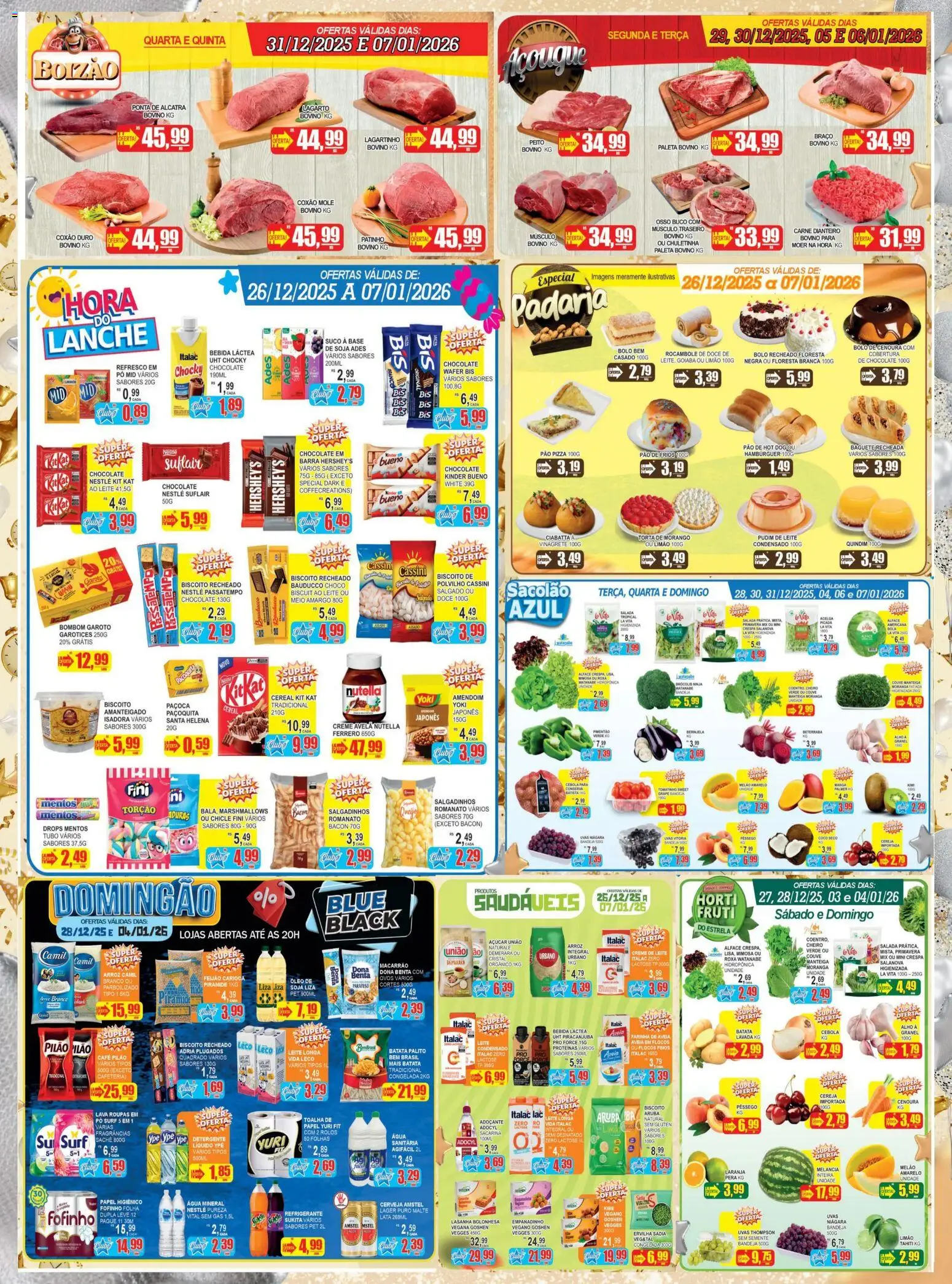 Estrela Azul Folheto - válido de 26.12.2025 | Página: 3 | Produtos: Melancia, Amendoim, Ovos, Uvas