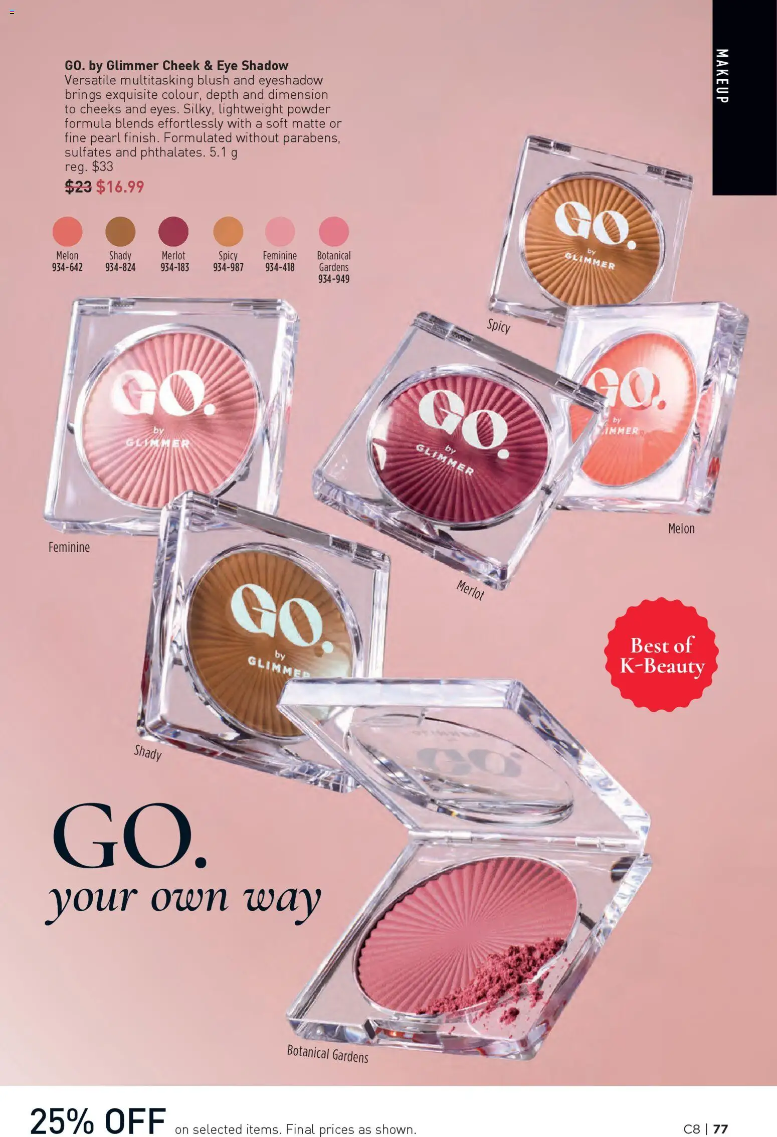 Avon flyer valid from 09.04.2026 | Page: 77 | Products: Powder, Blush