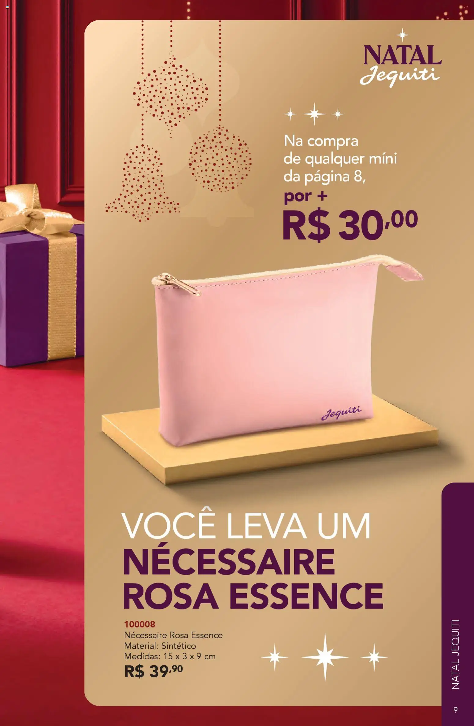 Jequiti Folheto - válido de 11.11.2025 | Página: 9 | Produtos: Necessaire