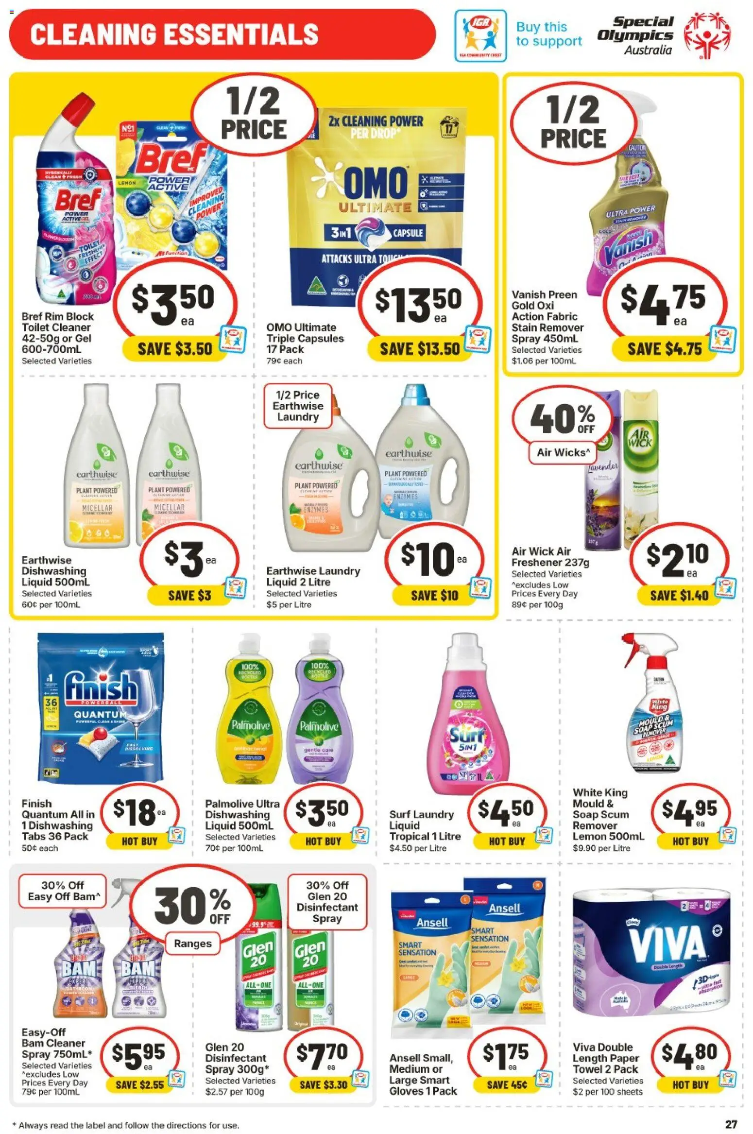 IGA catalogue - valid from 29.04.2026 | Page: 28 | Products: Soap, Stain remover, Lemon, Laundry