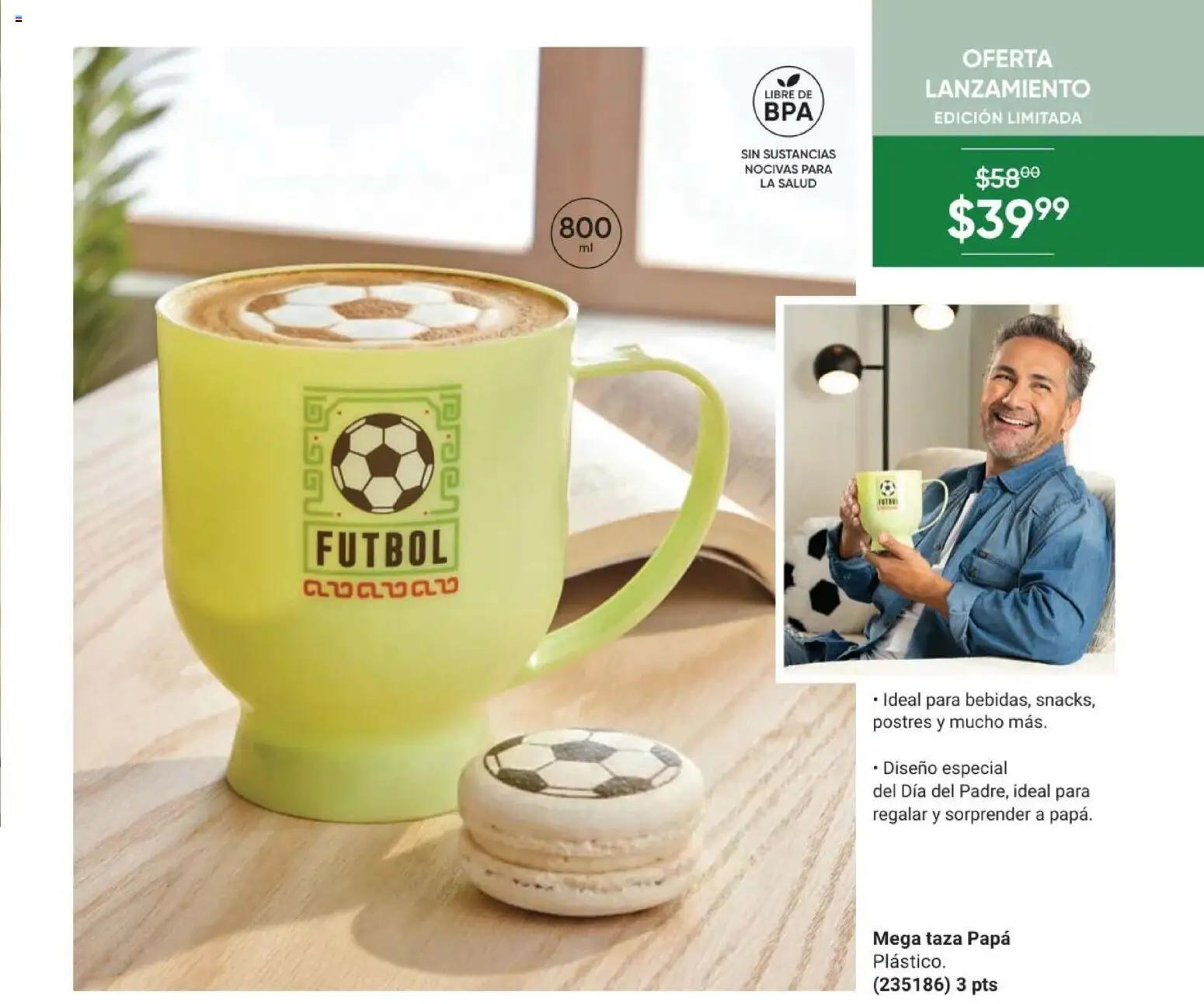 Nuevas ofertas de AVON válidas en toda la República Mexicana desde el 08.05.2026. ¡Encuentra las mejores ofertas en AVON Casa & Estilo 8 2026! | Página: 25 | Productos: Papa, Taza