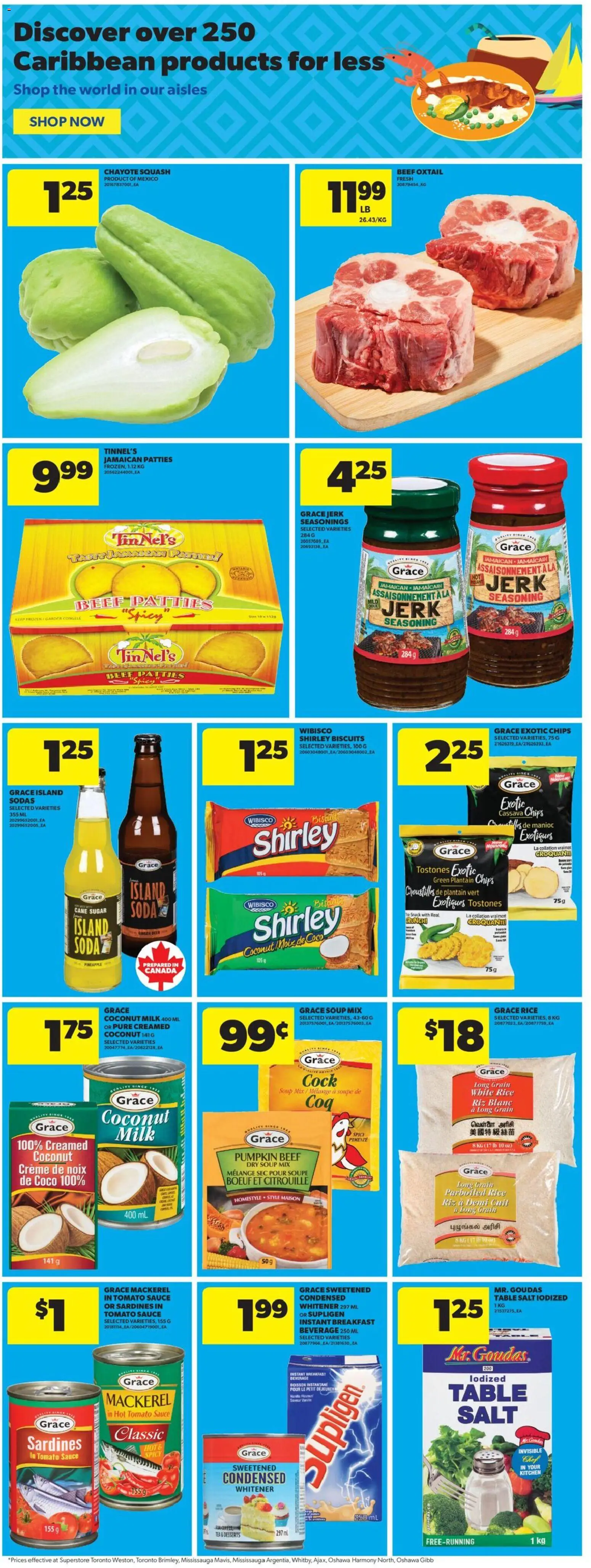 Real Canadian Superstore flyer valid from 19.03.2026 | Page: 28 | Products: Rice, Pineapple, Table, Pumpkin