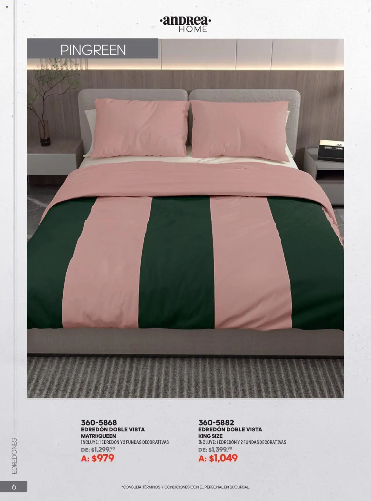 Nuevas ofertas de Andrea válidas en toda la República Mexicana desde el 22.06.2025. ¡Encuentra las mejores ofertas en Andrea catálogo Home! | Página: 6