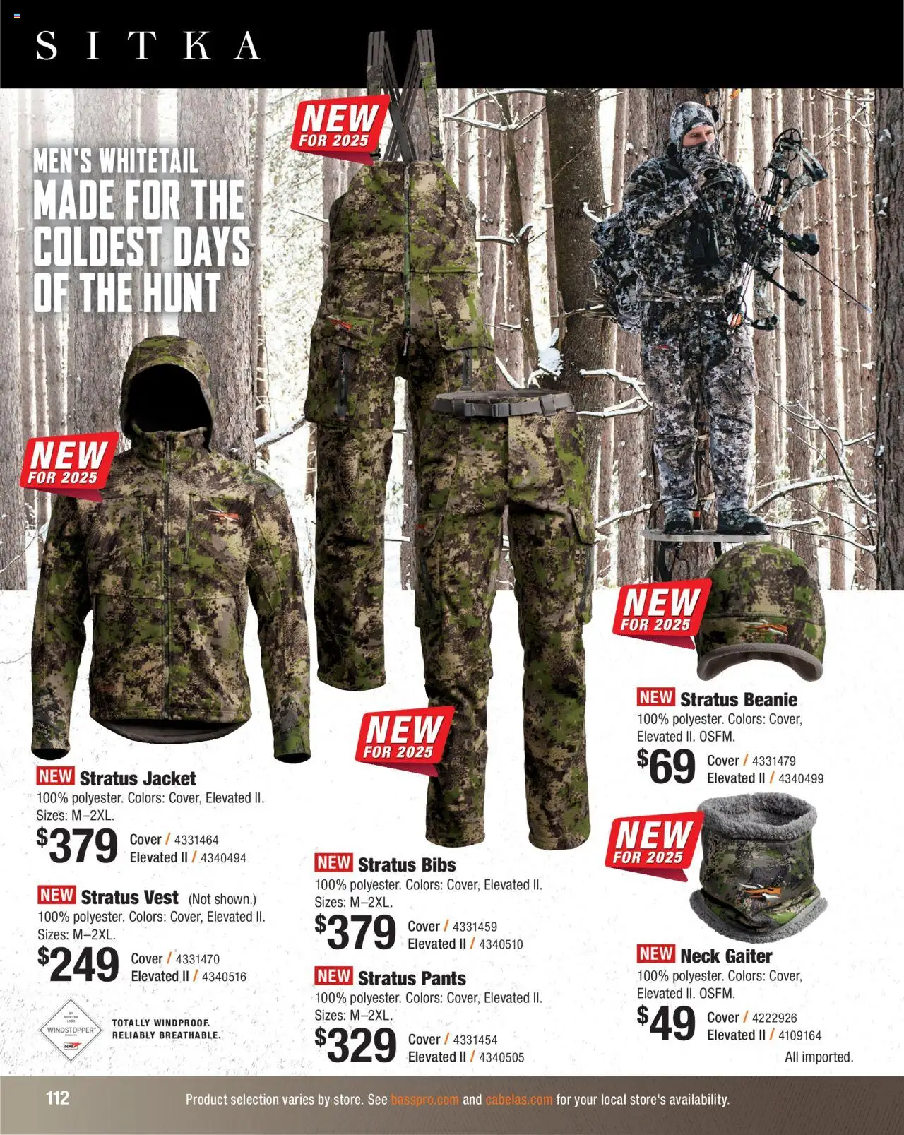 Cabela's Hunting Master 25 - valid from 11.08.2025 | Page: 112 | Products: Vest, Jacket, Pants