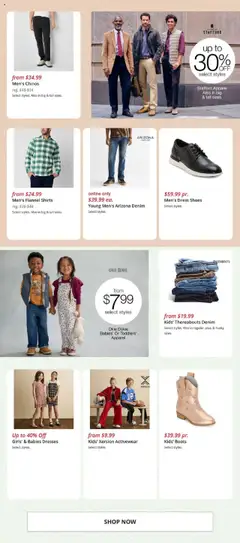 JCPenney Weekly Ad - valid from 15.09.2025 | Page: 4 | Products: Boots, Dress