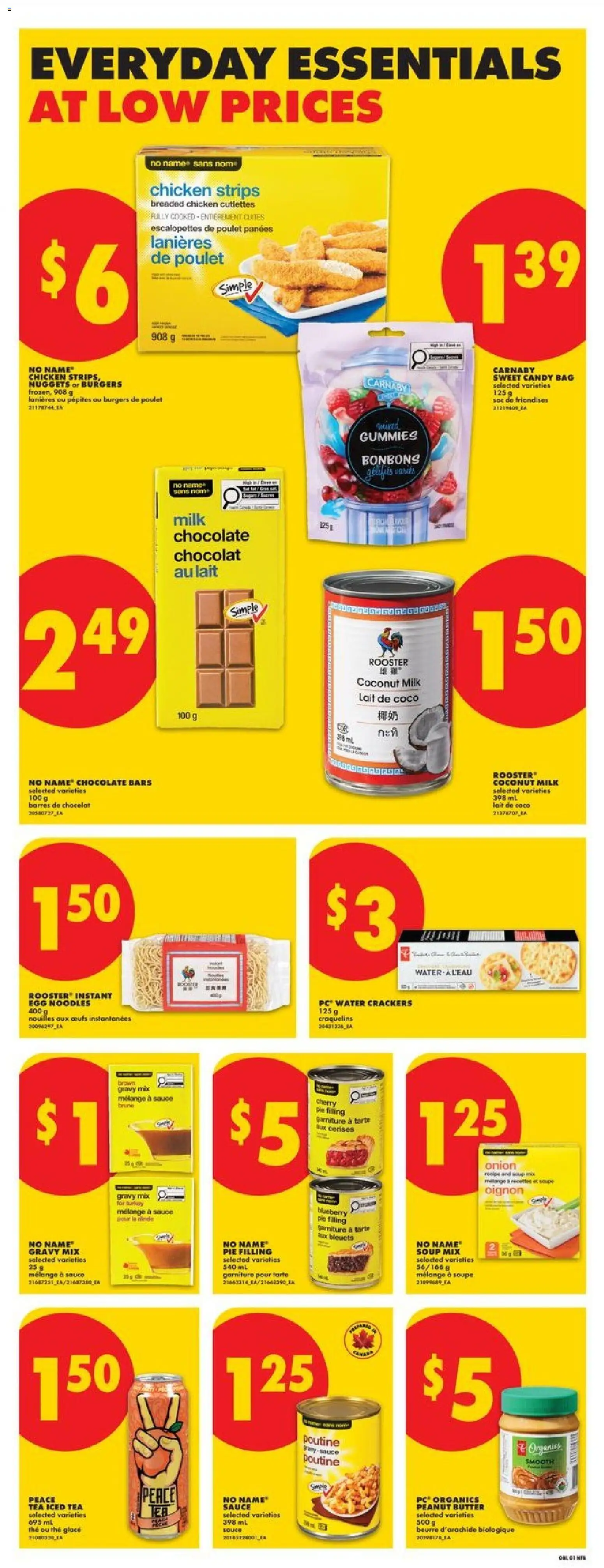 No Frills flyer valid from 16.04.2026 | Page: 6 | Products: Bag, Milk, Butter, Chicken