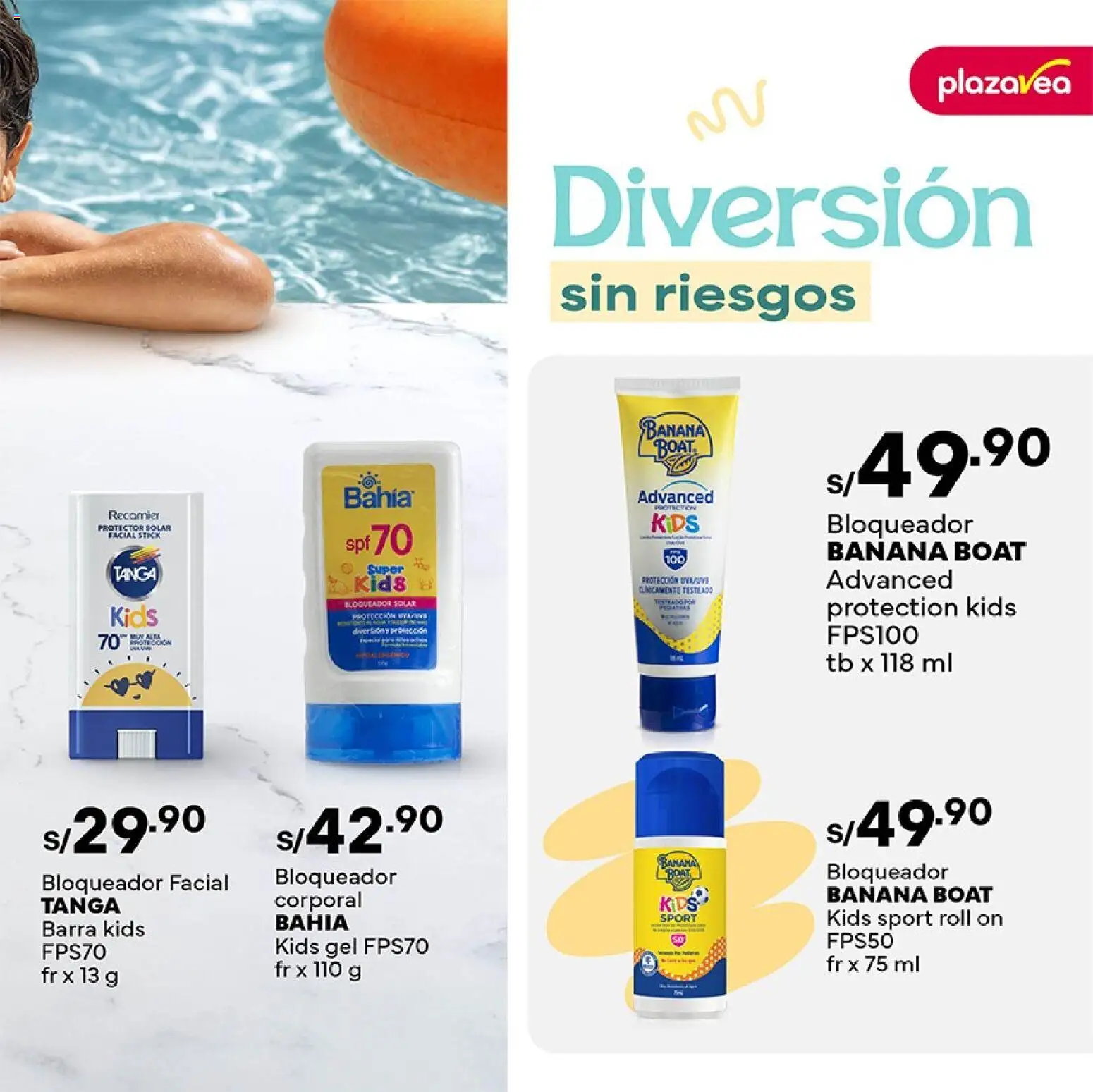 Catálogo Plaza Vea válido desde 05.01.2026 | Página: 7 | Productos: Protector solar