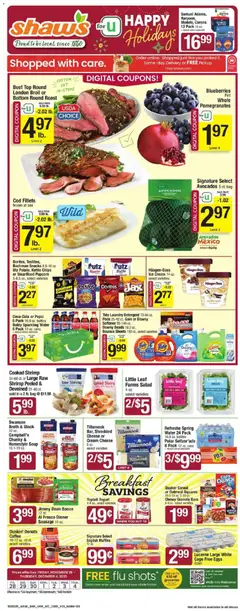 Preview of Shaw's weekly ads valid from 28.11.2025