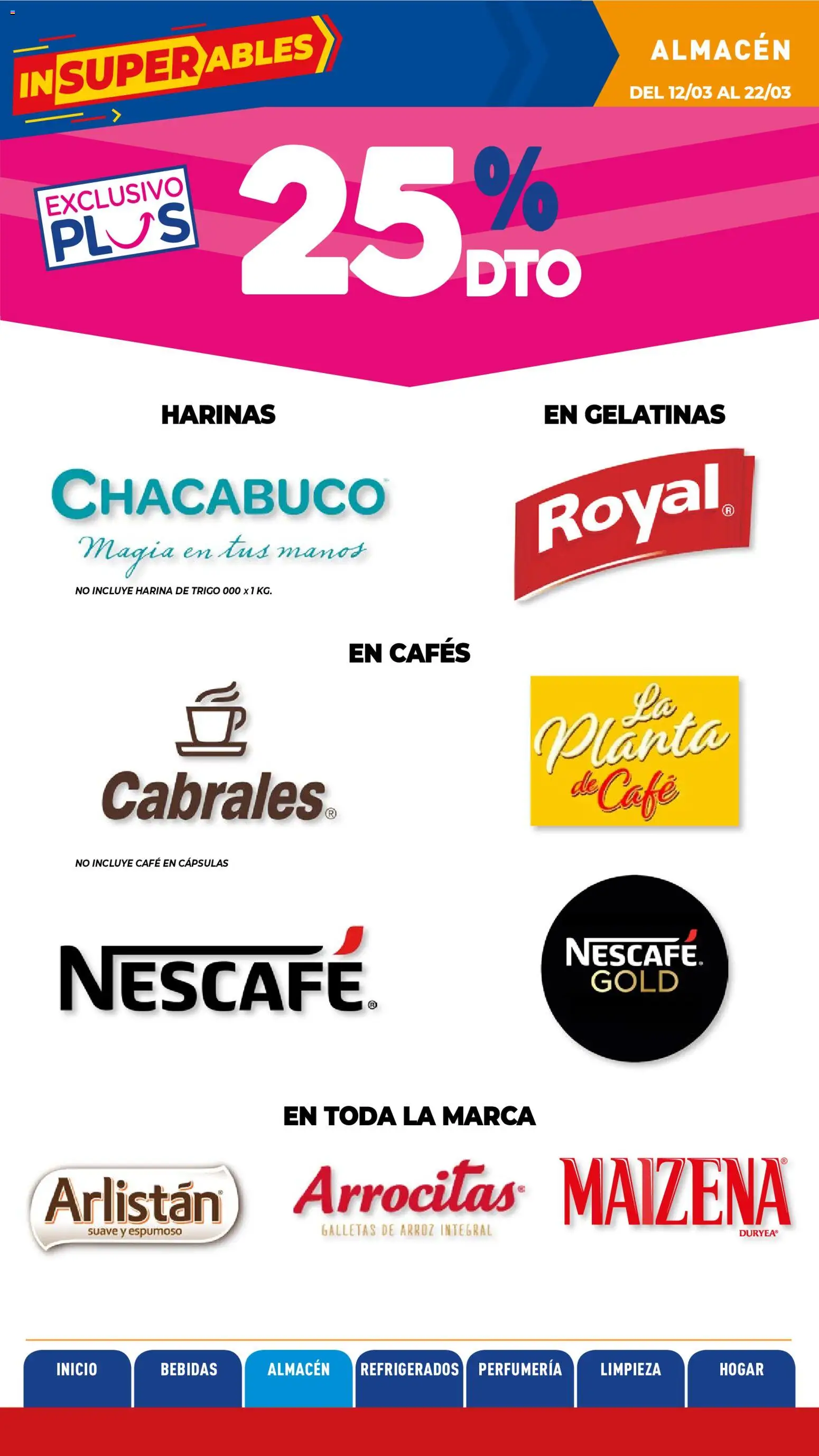 La Anonima catálogo │ válido desde el 13.03.2026 | Página: 14 | Productos: Harina, Café, Arroz, Galletas