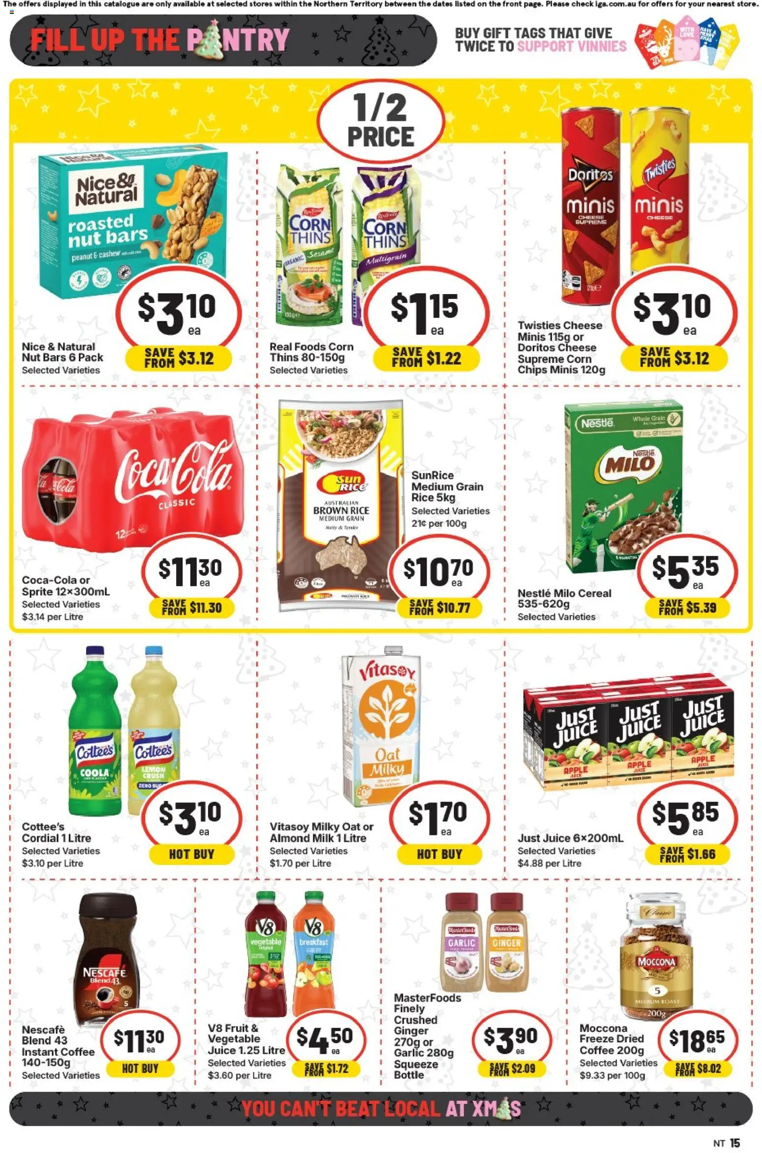 IGA catalogue - valid from 26.11.2025 | Page: 11 | Products: Milk, Ginger, Cereal, Chips