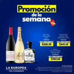 Vista previa de La Europea catálogo Promoción de la semana, nuevo folleto de la tienda, válido en México a partir del 19.01.2026