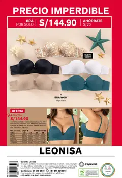 Vista previa de folleto Leonisa - Campaña 17 de la Leonisa válido desde 13.11.2025 | Página: 144 | Productos: Cámara