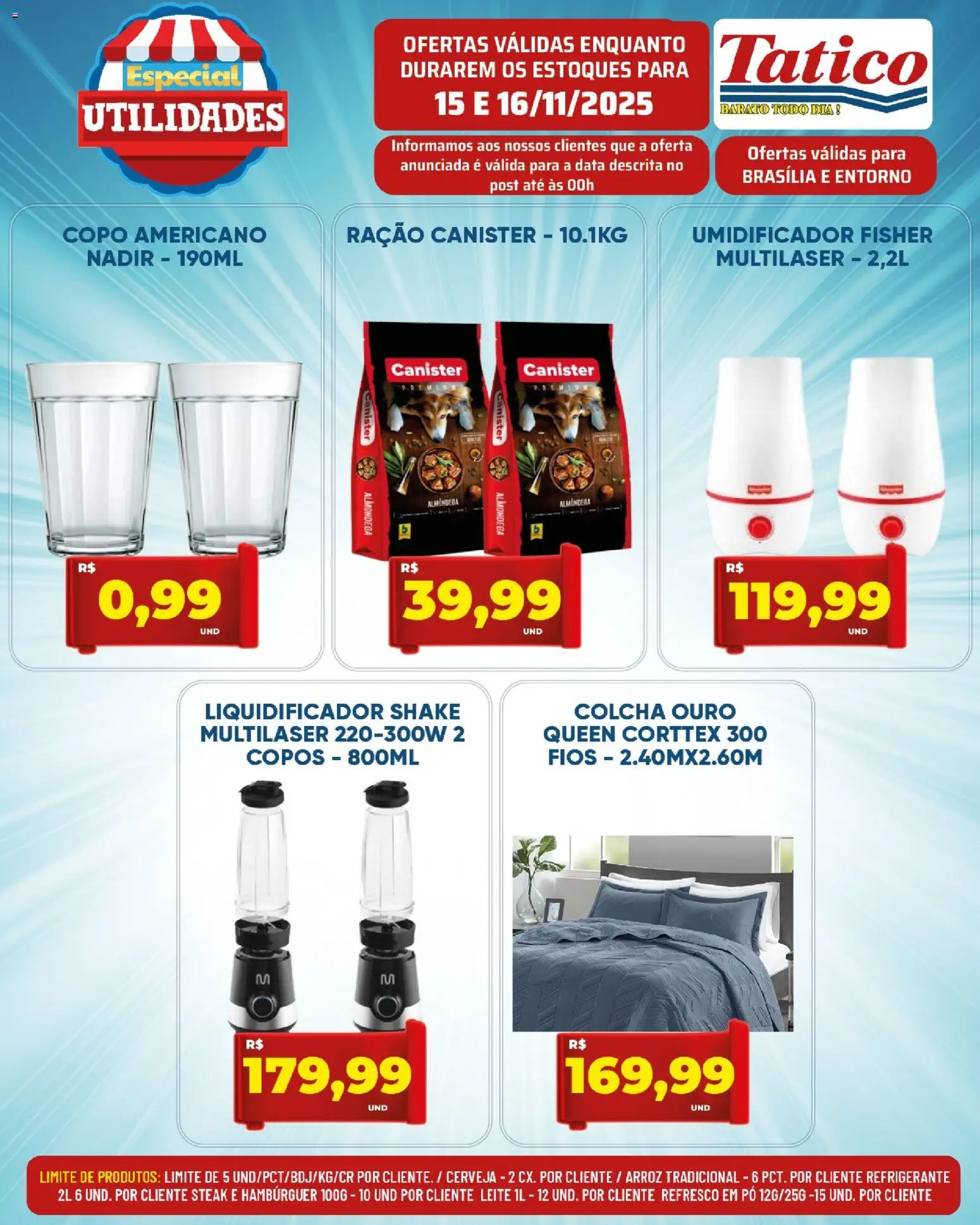 Tatico Folheto - válido de 17.11.2025 | Página: 33 | Produtos: Pó, Liquidificador, Cerveja, Refrigerante