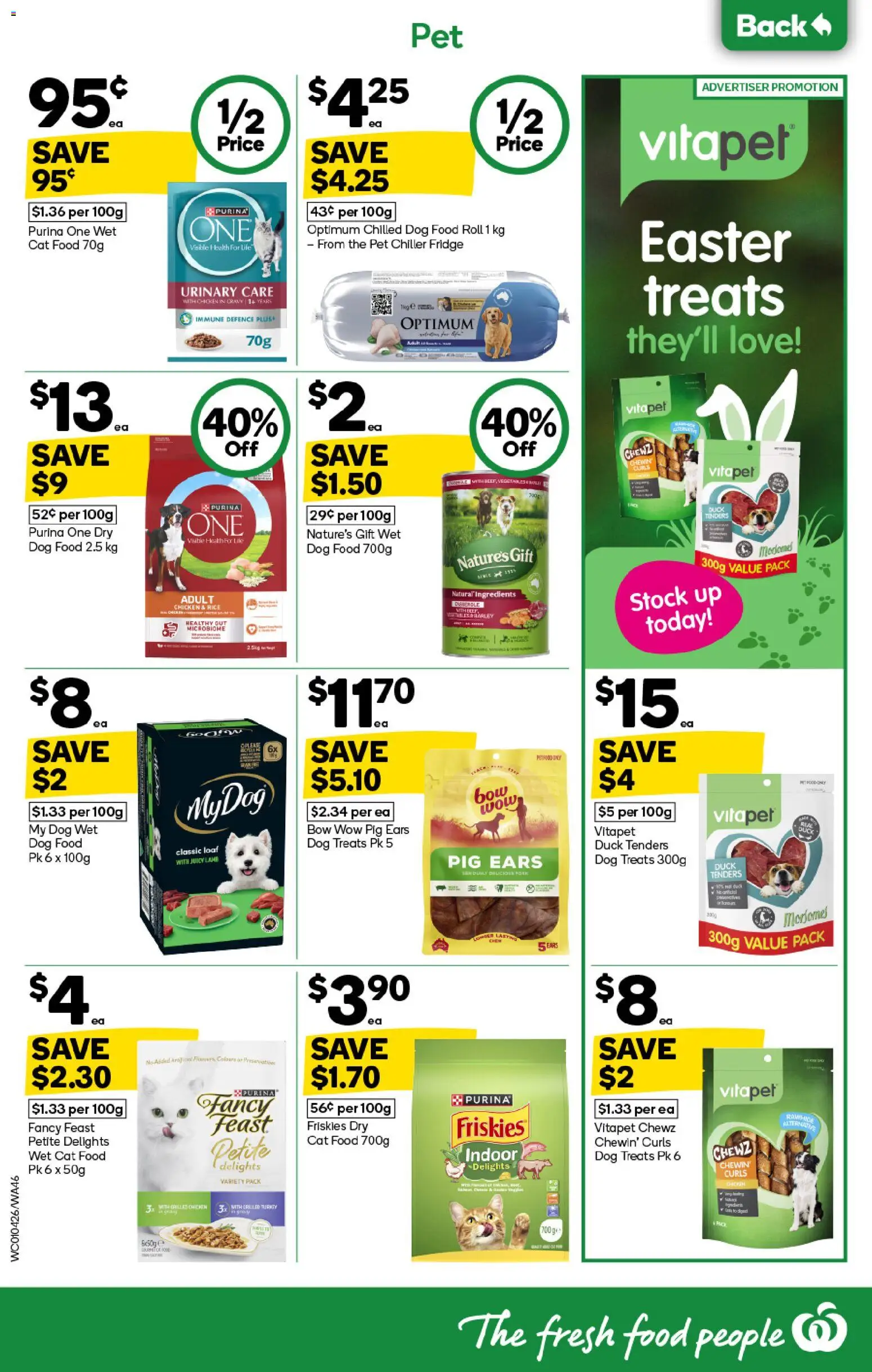 Woolworths catalogue - valid from 01.04.2026 | Page: 46 | Products: Pork, Rice, Dog food, Fridge
