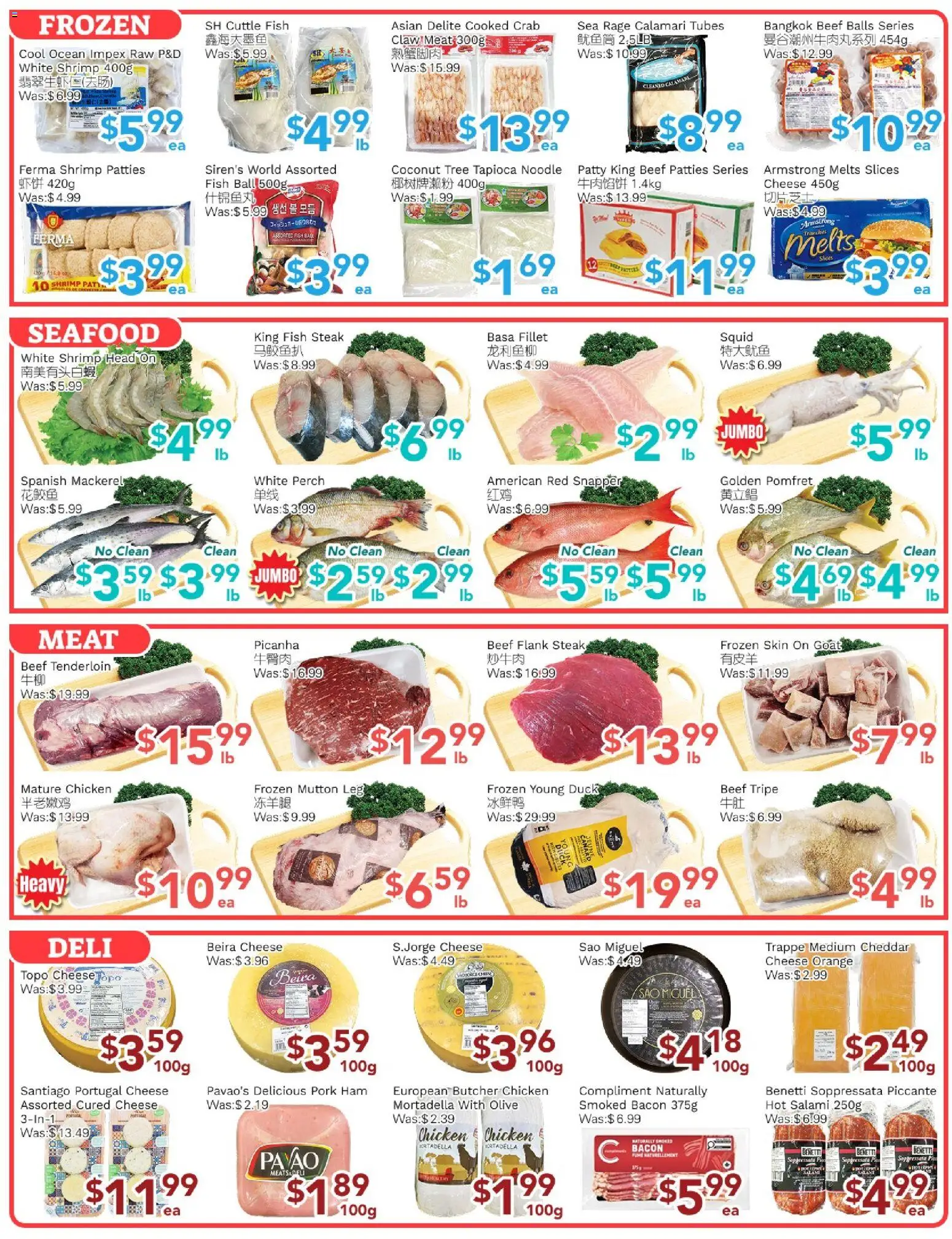 Ample Food Market flyer valid from 05.12.2025 | Page: 4 | Products: Fish, Beef, Chicken, Pork