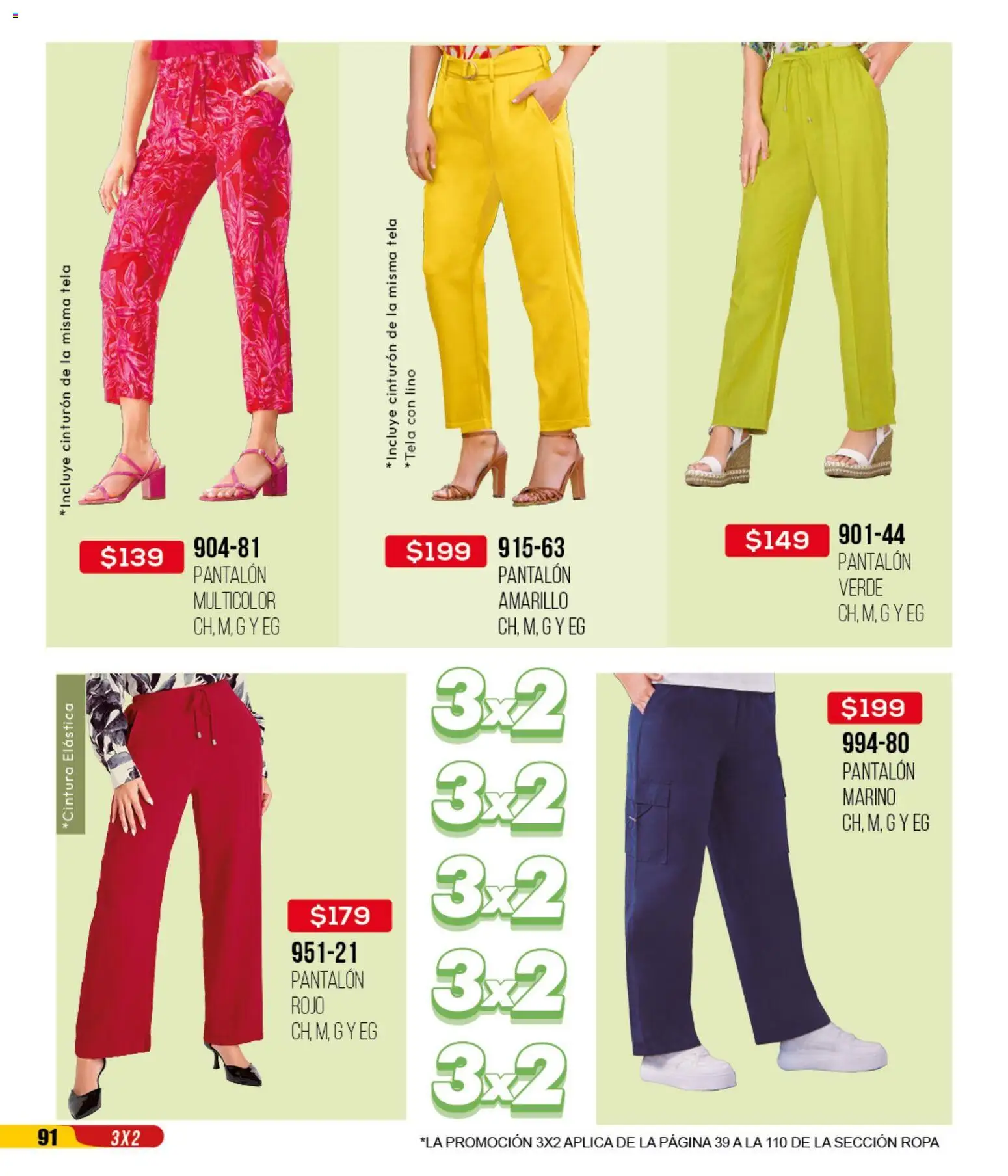 Nuevas ofertas de Cklass válidas en toda la República Mexicana desde el 14.04.2026. ¡Encuentra las mejores ofertas en Cklass catálogo 3X2 Digital Ropa! | Página: 92 | Productos: Cinturón