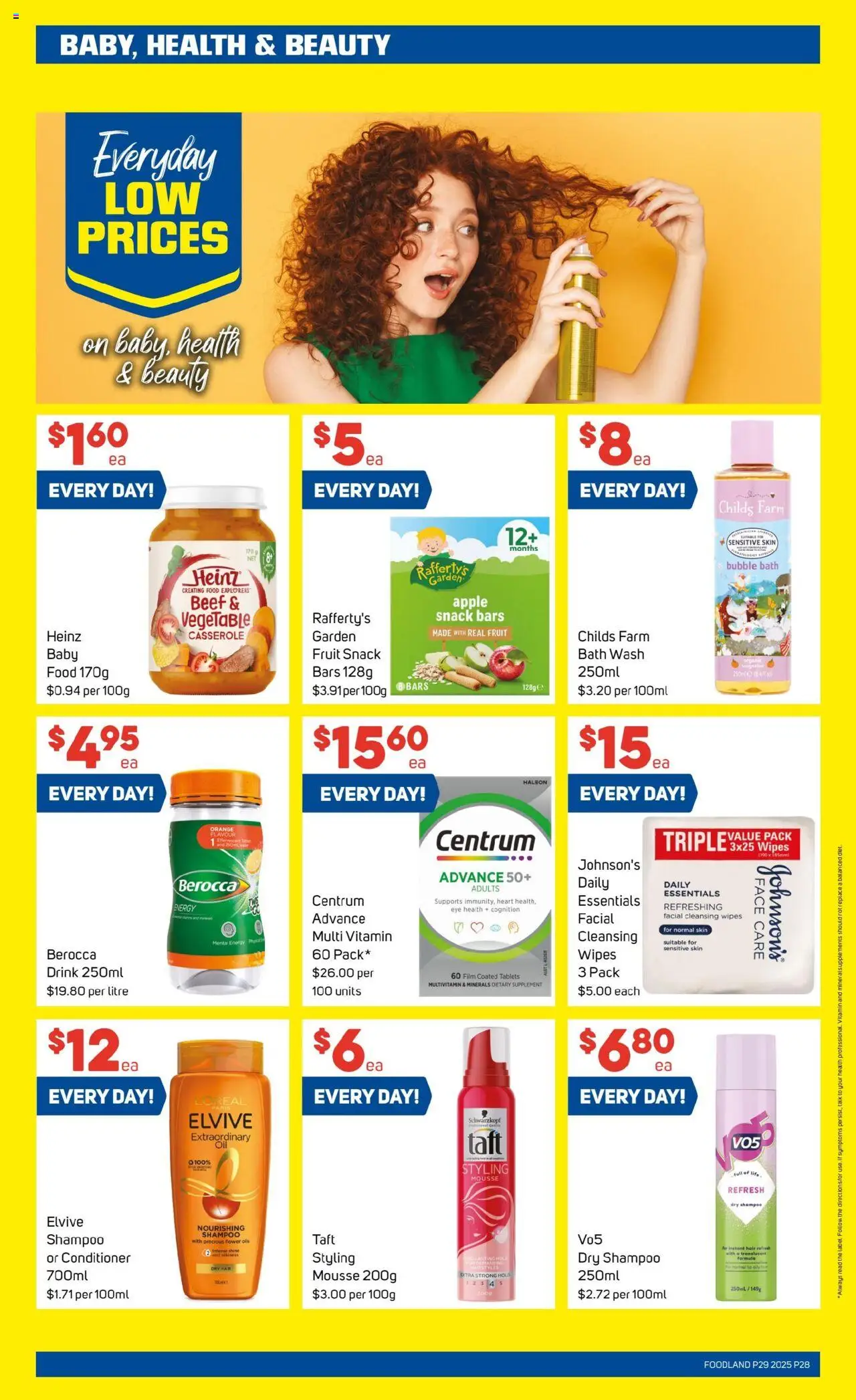 Foodland catalogue - valid from 16.07.2025 | Page: 28 | Products: Water, Mousse, Tablets, Vitamin