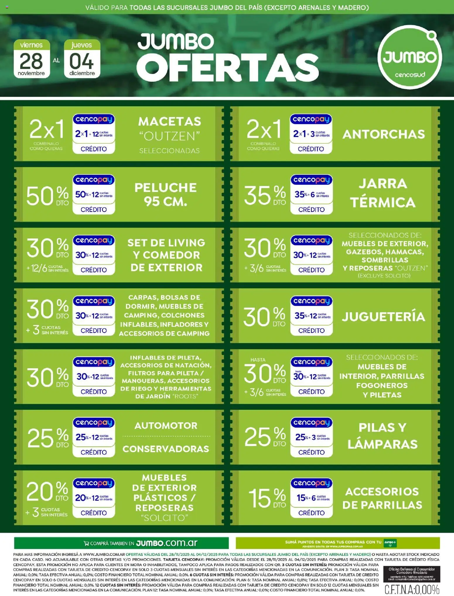 Jumbo - Oferta | Electro y Hogar │ válido desde el 28.11.2025 | Página: 3 | Productos: Teléfono, Pilas, Jarra, Térmica