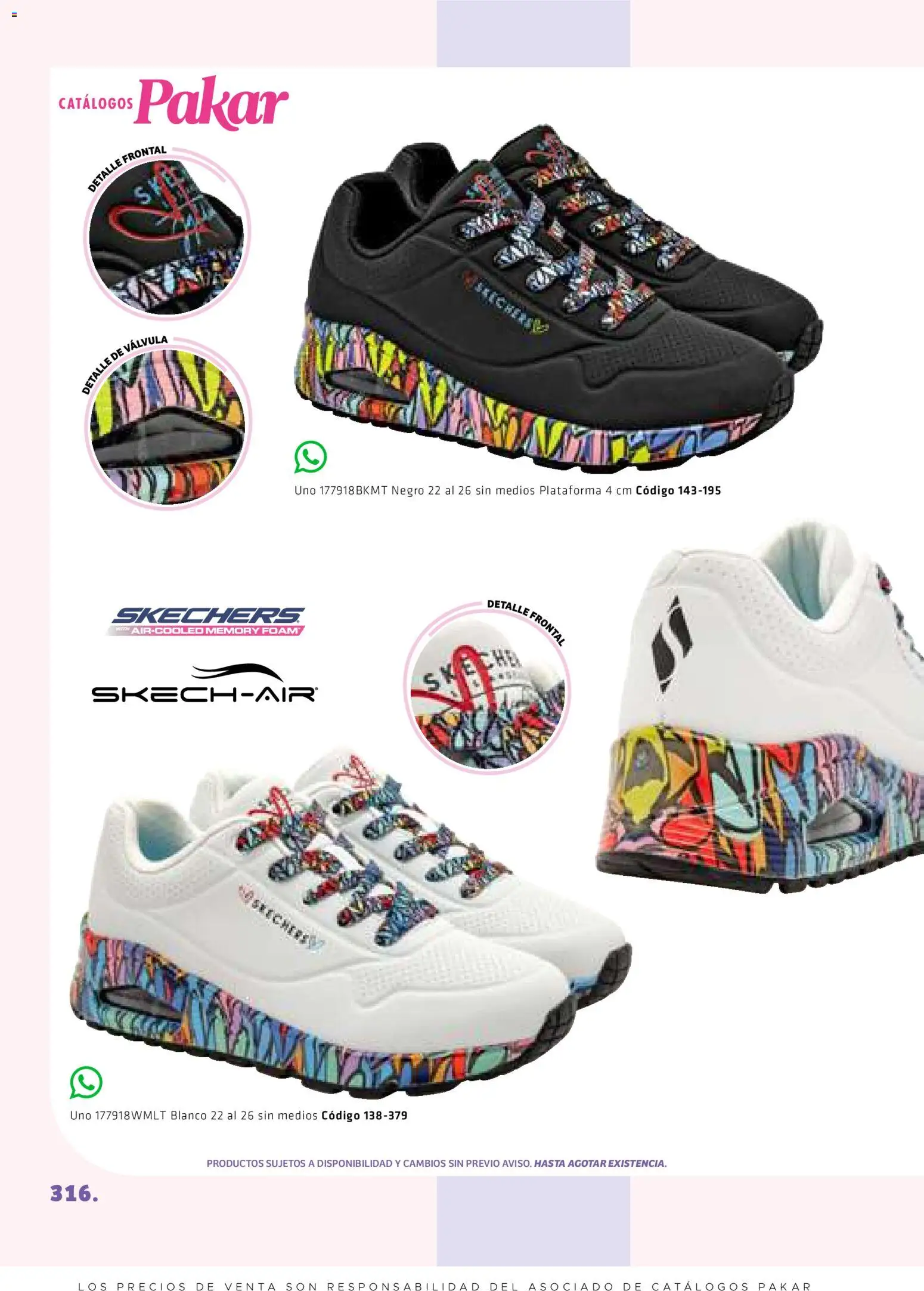 Nuevas ofertas de SC Pakar válidas en toda la República Mexicana desde el 27.02.2026. ¡Encuentra las mejores ofertas en SC Pakar catálogo Premium Women! | Página: 316 | Productos: Válvula