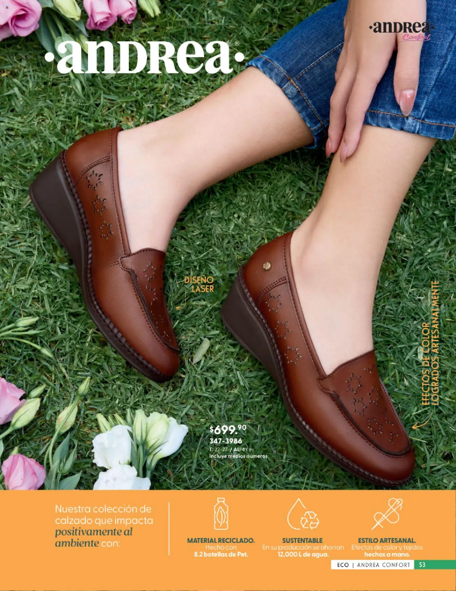 Nuevas ofertas de Andrea válidas en toda la República Mexicana desde el 25.01.2026. ¡Encuentra las mejores ofertas en Andrea catálogo Calzado Confort ! | Página: 53