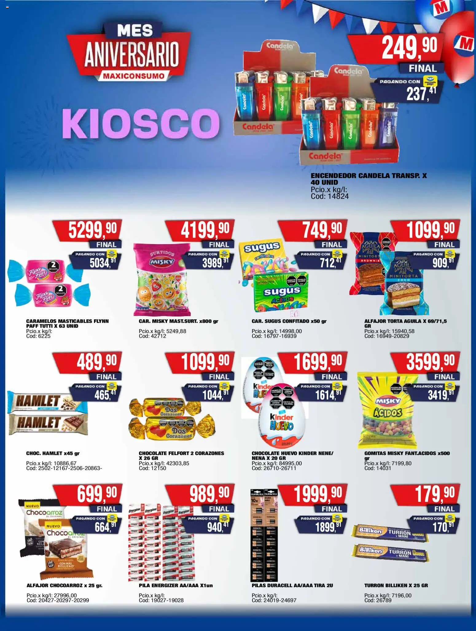 Maxiconsumo ofertas │ válido desde el 15.12.2025 | Página: 14 | Productos: Encendedor, Huevo, Torta, Turrón