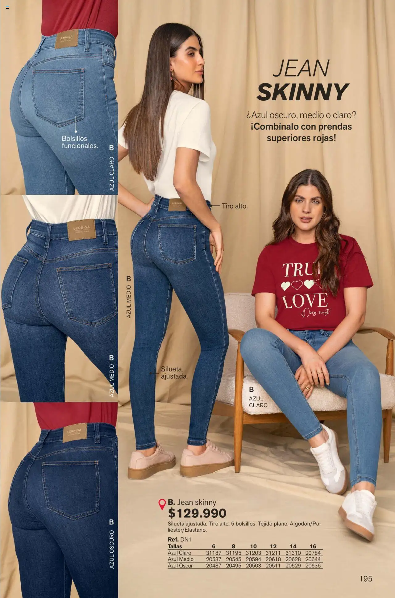 Leonisa revista - valida desde el 01.09.2025 | Página: 195 | Productos: Jean