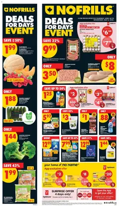Preview of No Frills weekly flyer / circulaire from shop No Frills valid from 30.04.2026