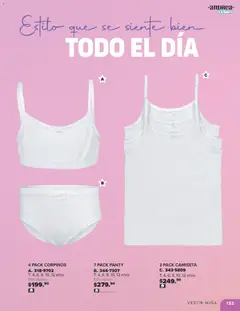 Vista previa de Andrea catálogo Colegial , nuevo folleto de la tienda, válido en México a partir del 25.05.2025 | Página: 153 | Productos: Algodón, Camiseta