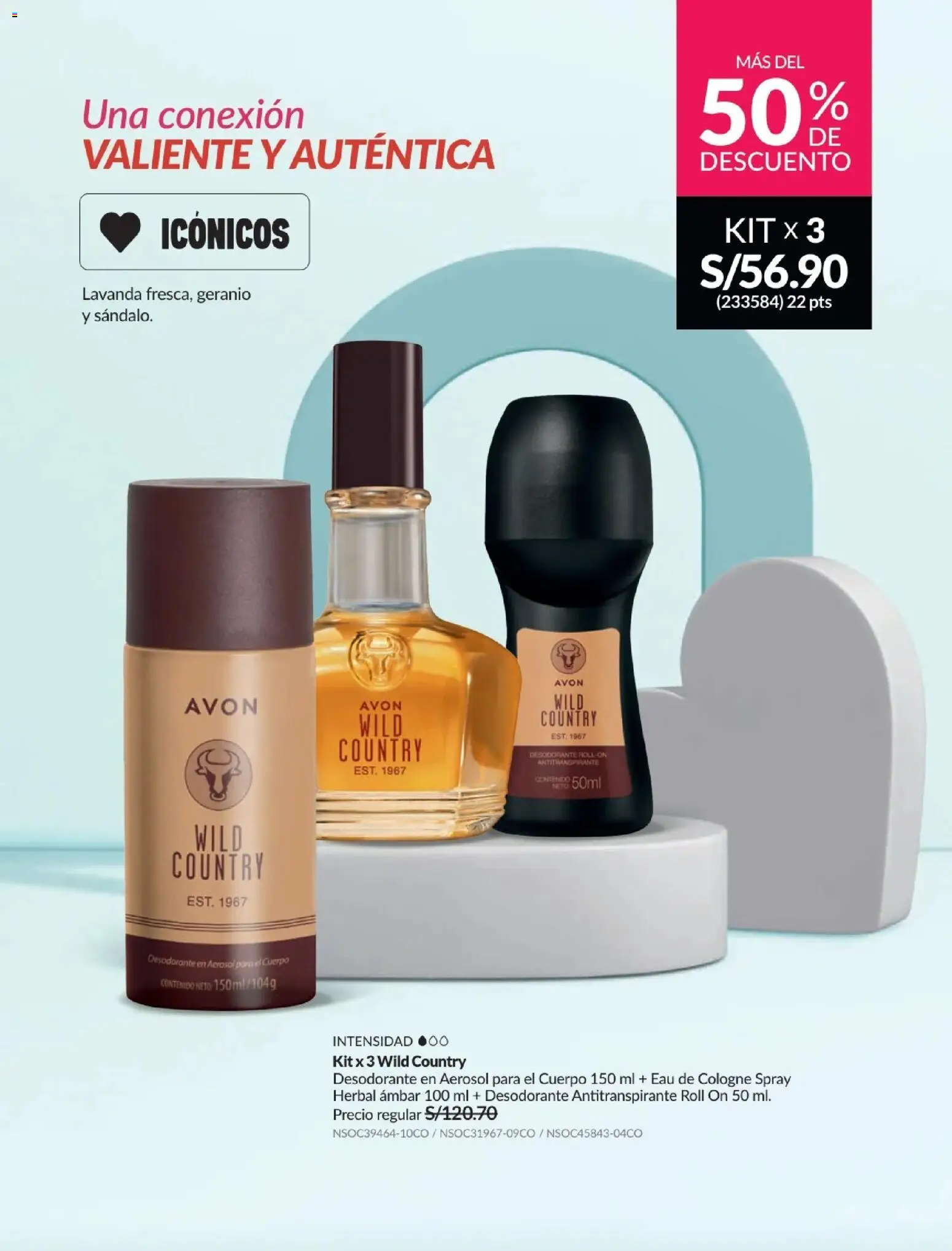 Catálogo Avon válido desde 01.02.2026 | Página: 22 | Productos: Desodorante, Antitranspirante
