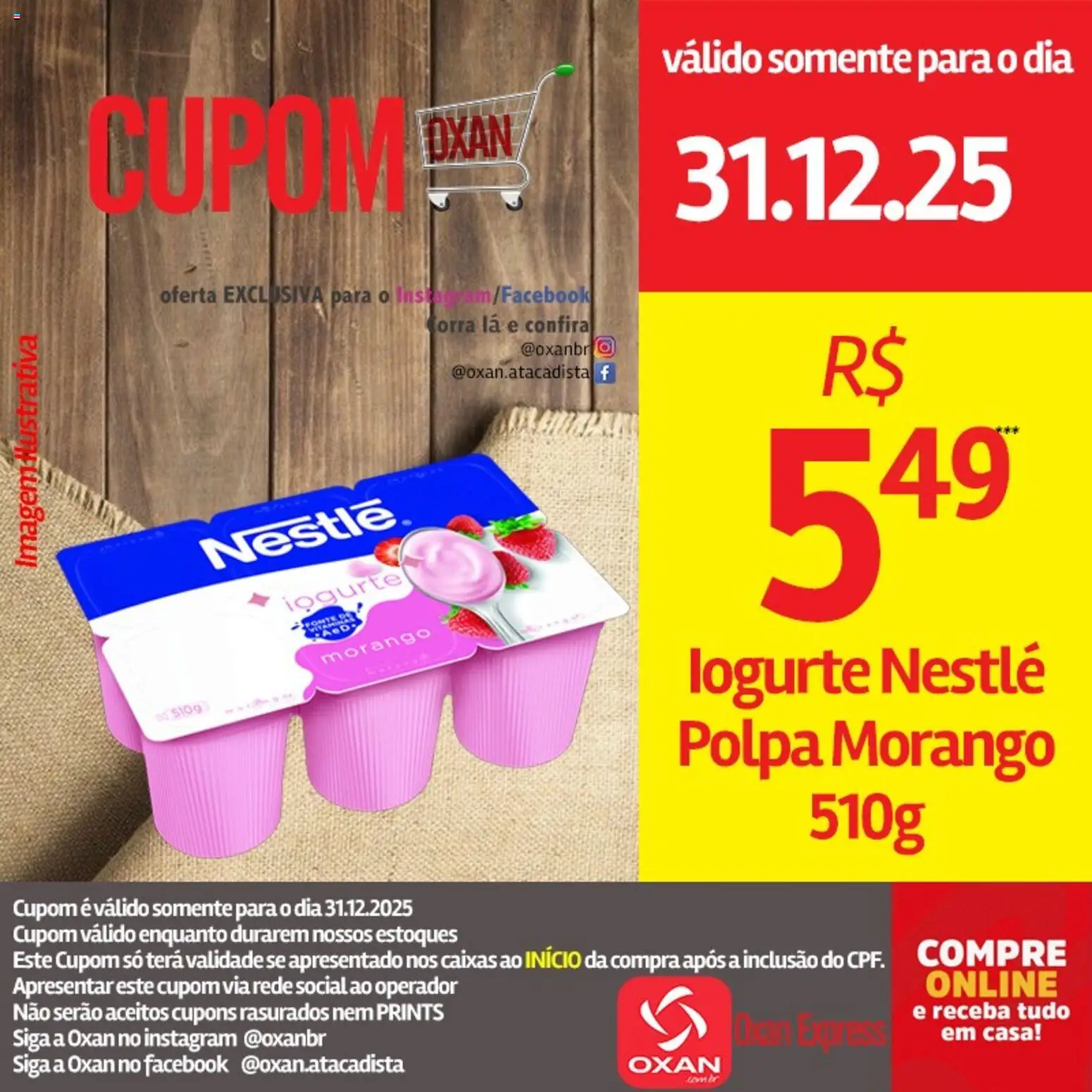 Oxan Atacadista Folheto - válido de 31.12.2025 | Página: 13 | Produtos: Iogurte