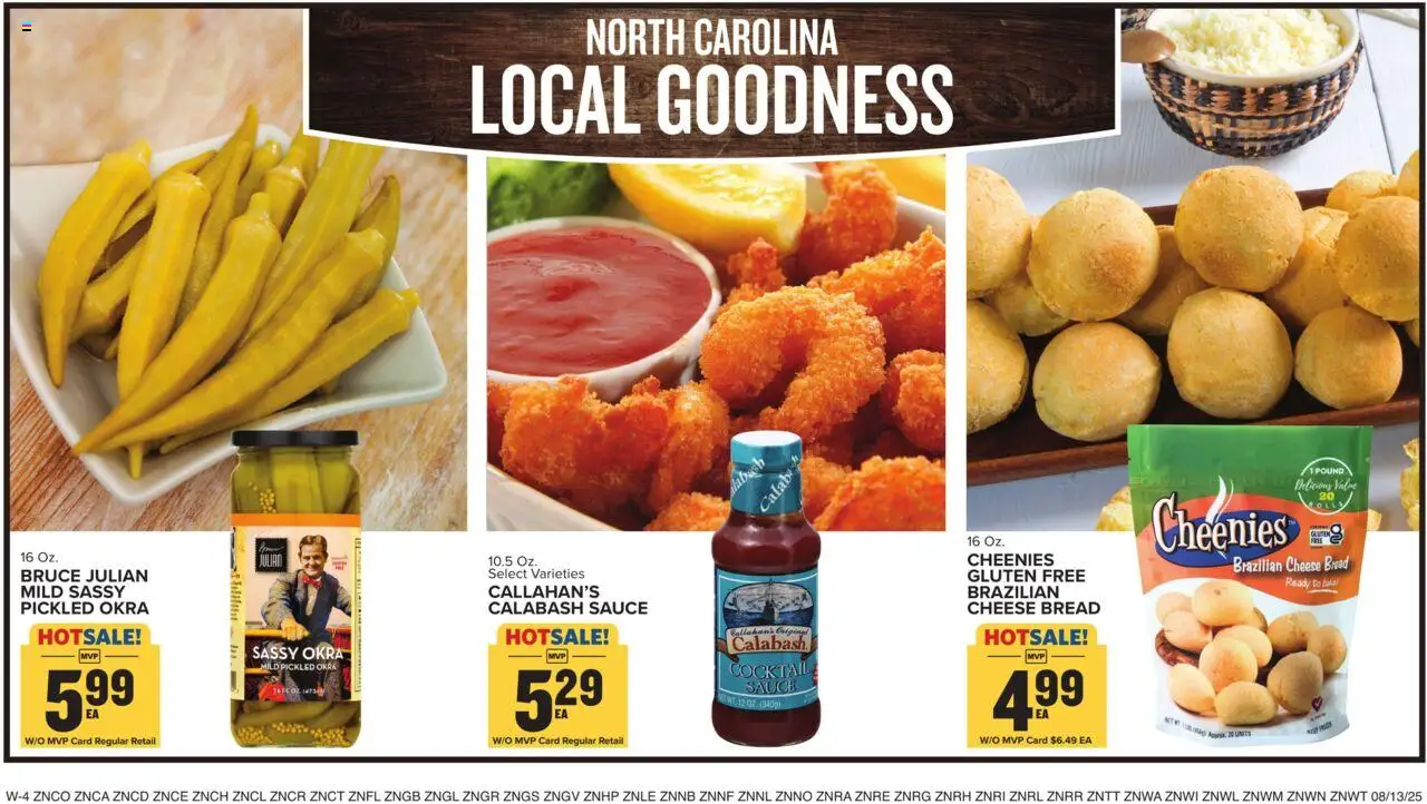 Food Lion Weekly - NC - valid from 13.08.2025 | Page: 18 | Products: Cheese, Bread, Sauce