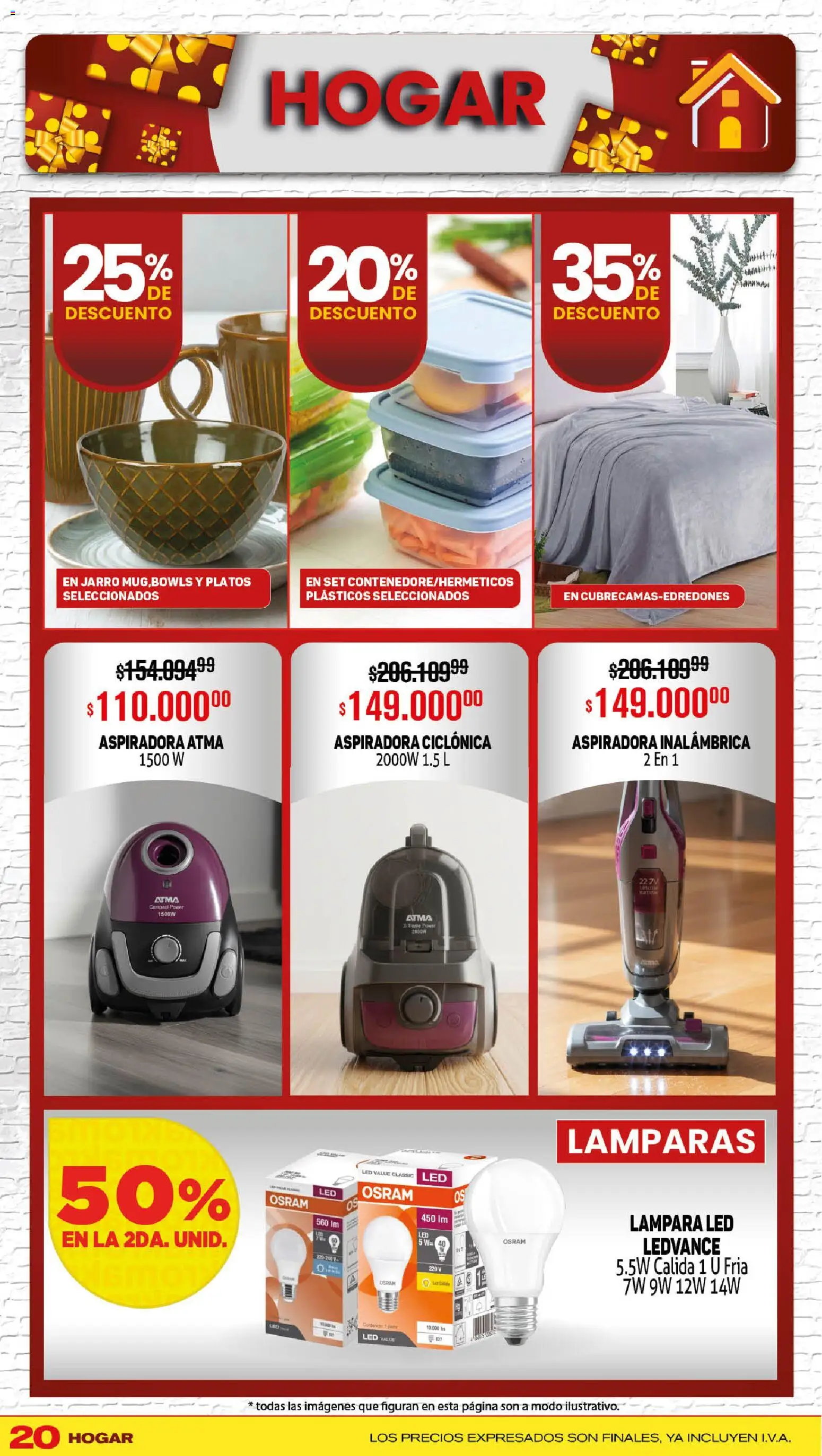 Makro ofertas │ válido desde el 30.10.2025 | Página: 20 | Productos: Aspiradora, Lámpara