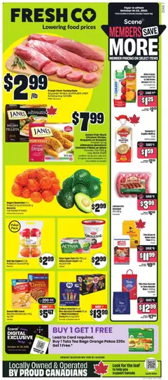 Preview of FreshCo weekly flyer / circulaire from shop FreshCo valid from 16.10.2025