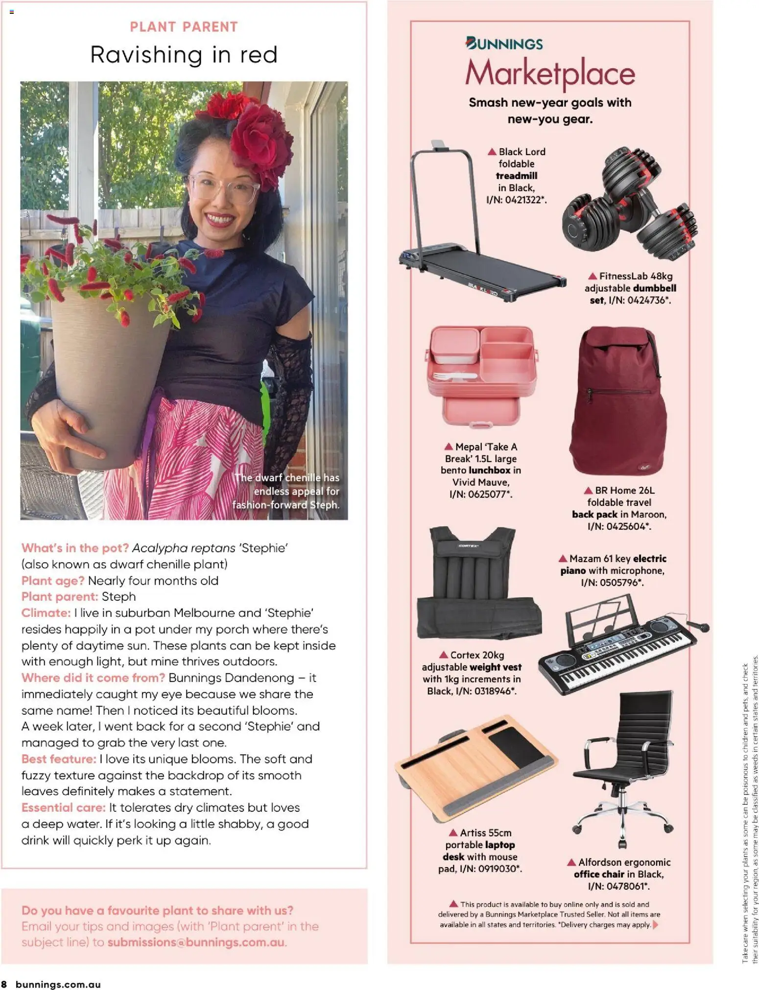 Bunnings Warehouse catalogue - valid from 01.01.2026 | Page: 8 | Products: Ergonomic, Plant, Vest, Mouse