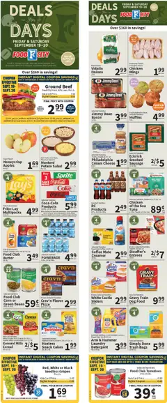 Preview of Food City weekly ads valid from 17.09.2025