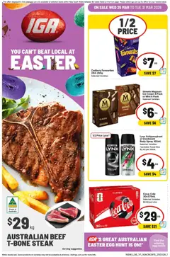 Preview of IGA catalogue NSW - valid from 25.03.2026