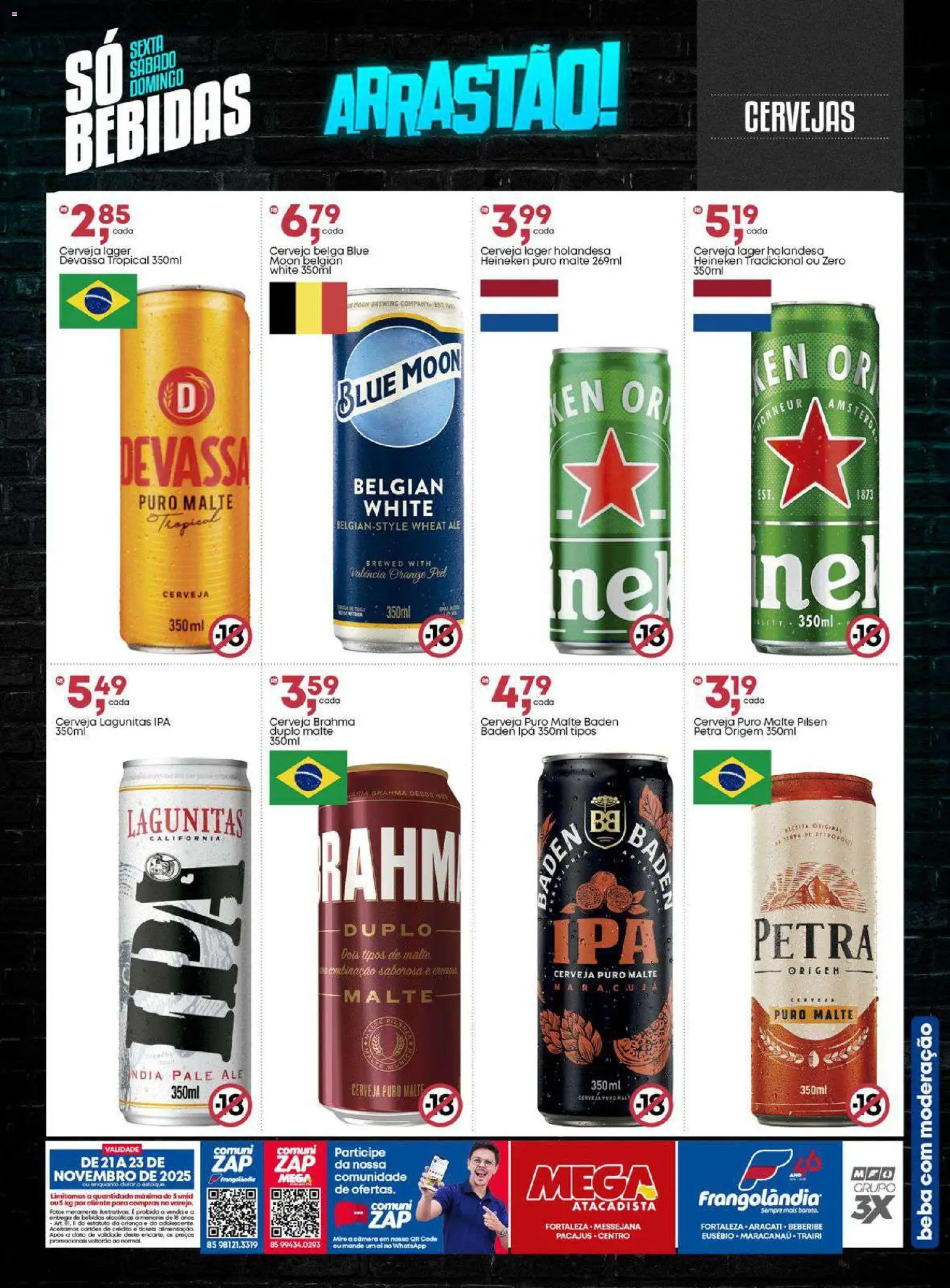 Frangolândia Folheto - válido de 21.11.2025 | Página: 10 | Produtos: Maracujá, Cerveja, Heineken, Câmera