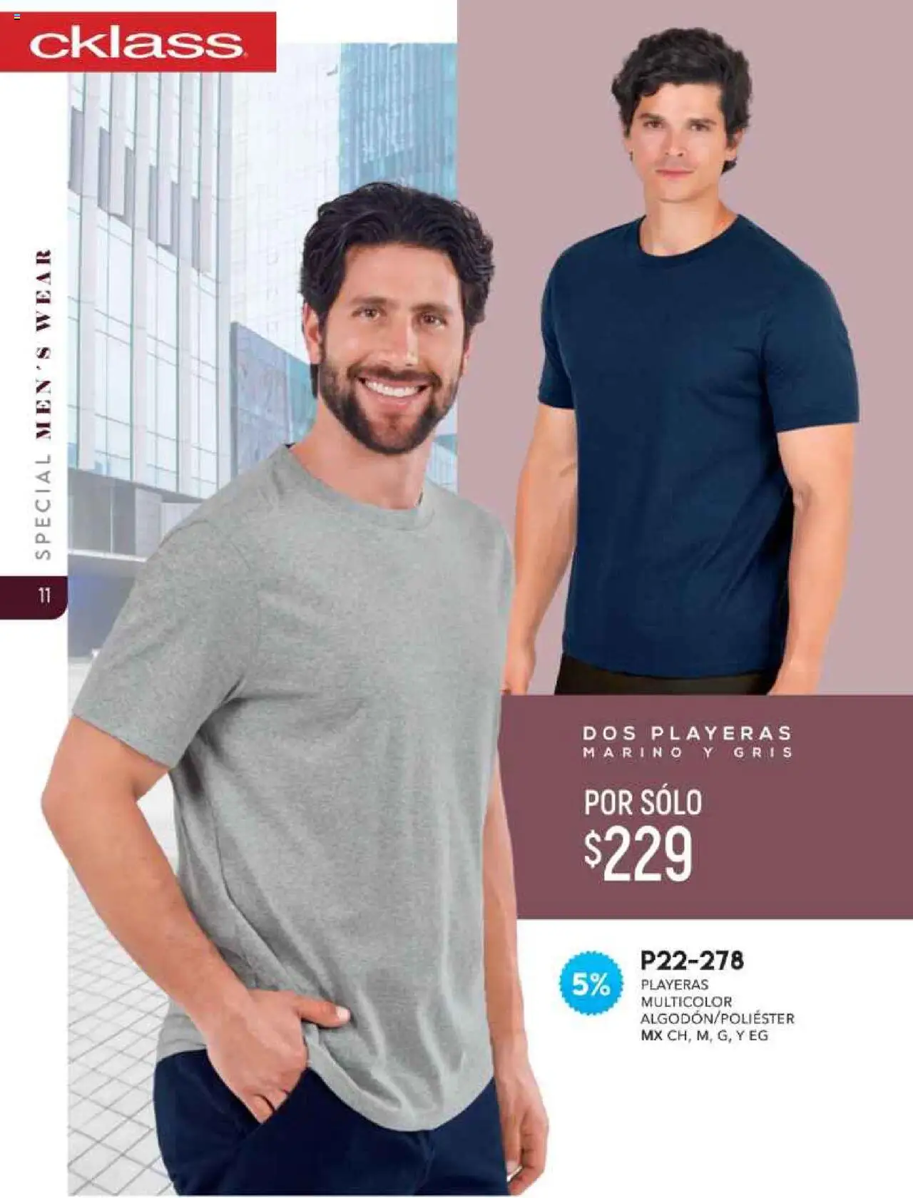 Nuevas ofertas de Cklass válidas en toda la República Mexicana desde el 01.10.2025. ¡Encuentra las mejores ofertas en Cklass - Catálogo Especial Caballero! | Página: 12