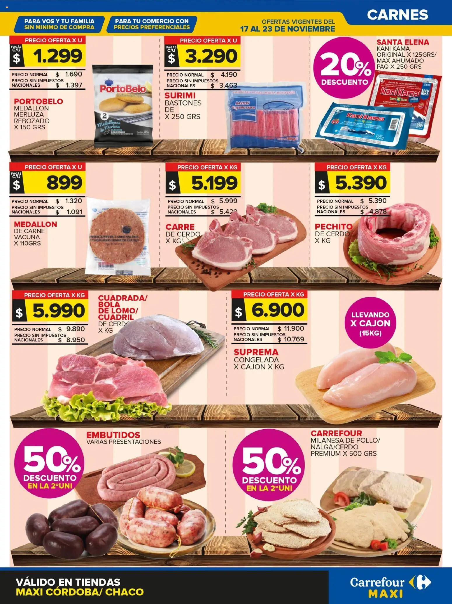 Carrefour - Frutas y Verduras - Cordoba │ válido desde el 17.11.2025 | Página: 2 | Productos: Milanesa, Cerdo