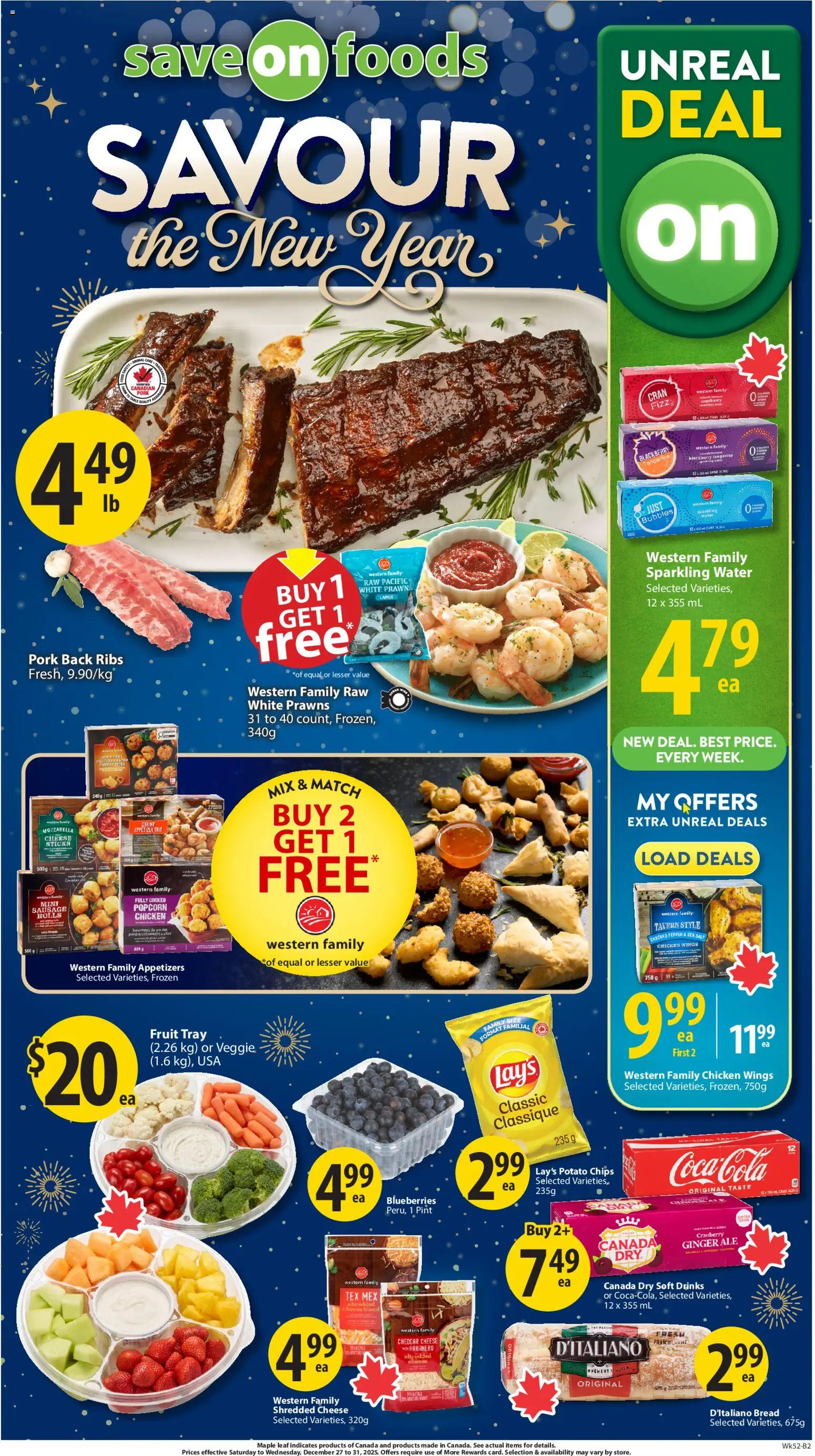 Save on foods flyer valid from 27.12.2025 | Page: 1