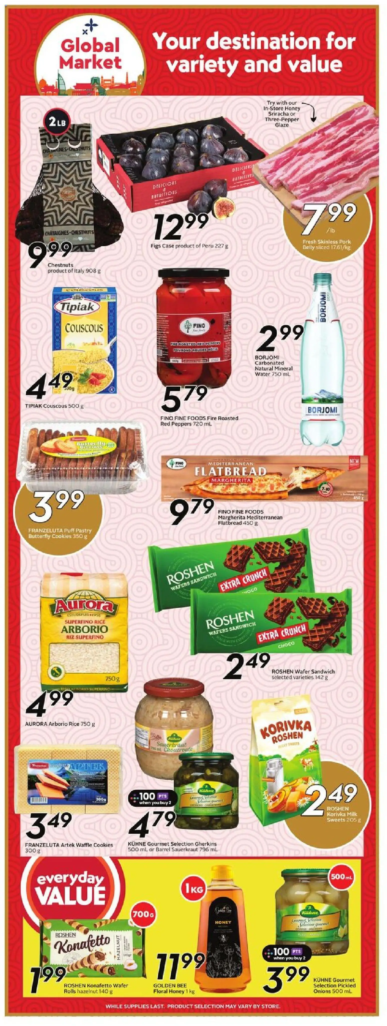 Safeway flyer valid from 25.12.2025 | Page: 16 | Products: Rice, Cookies, Milk, Pork