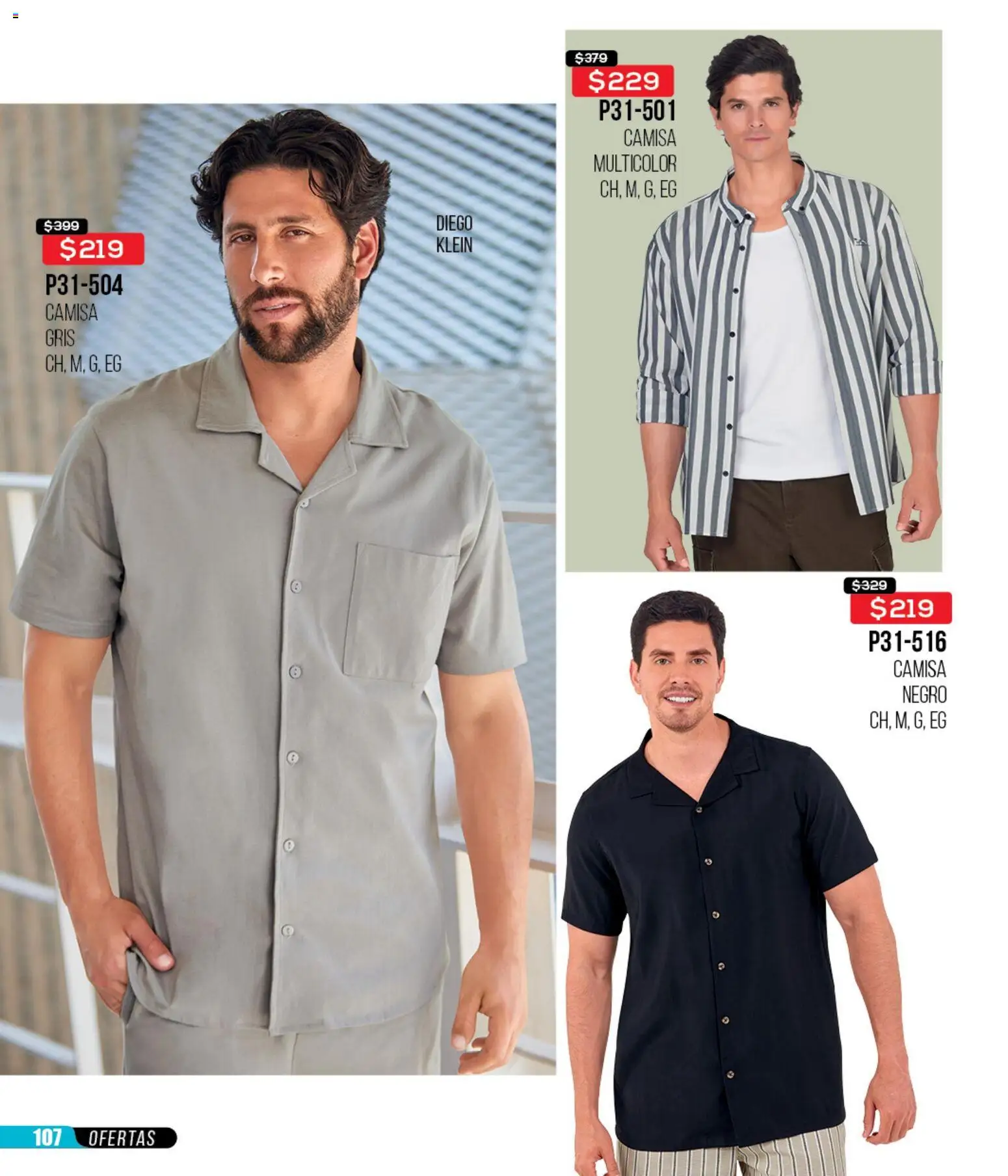 Nuevas ofertas de Cklass válidas en toda la República Mexicana desde el 12.01.2026. ¡Encuentra las mejores ofertas en Cklass catálogo Mega Ofertas Calzado! | Página: 417 | Productos: Camisa